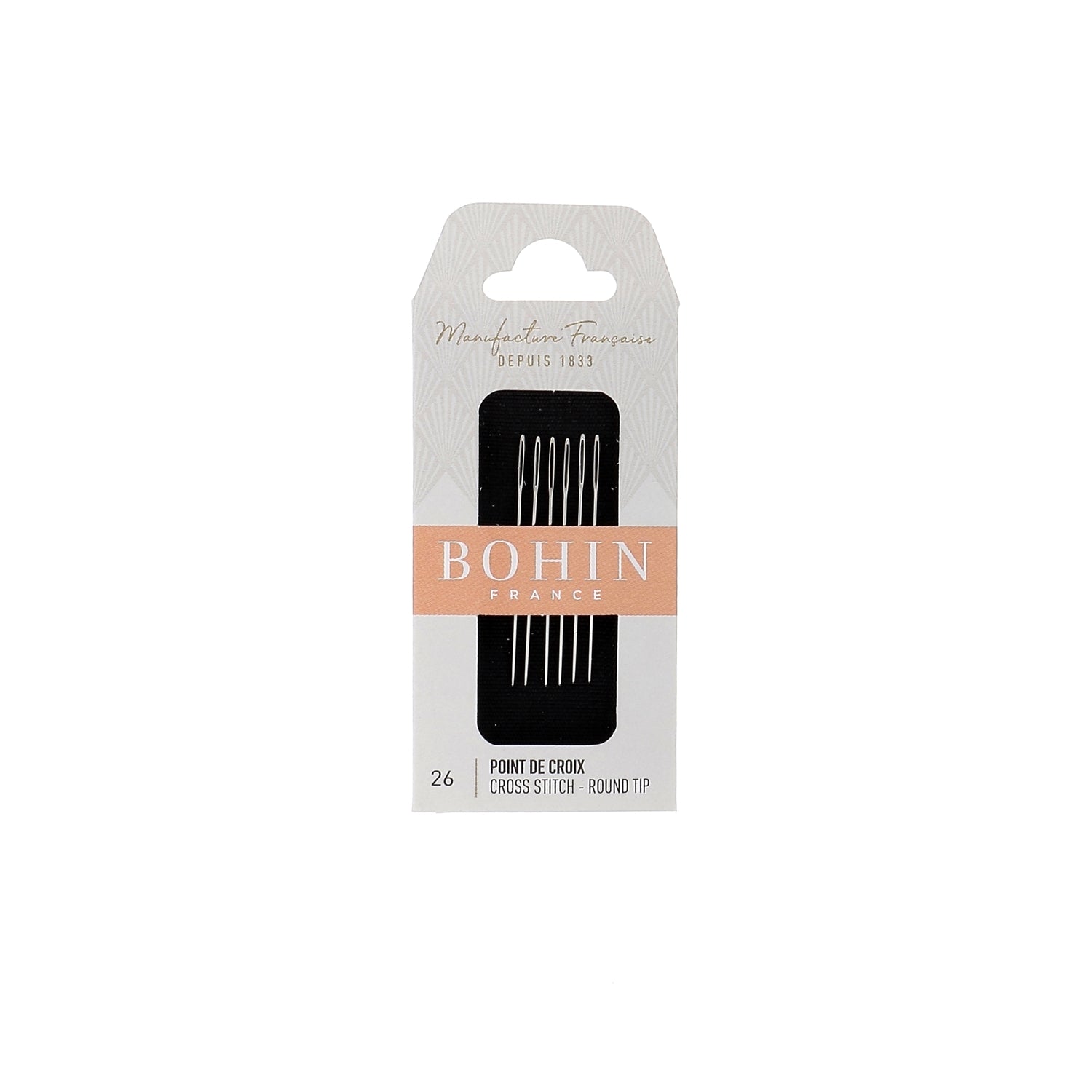 Bohin Tapestry Hand Sewing Needles - Premium French Embroidery Needles for Cross Stitch, Needlepoint & Fabric Crafts | Perfect for DIY Projects, Quilting & Home Decor