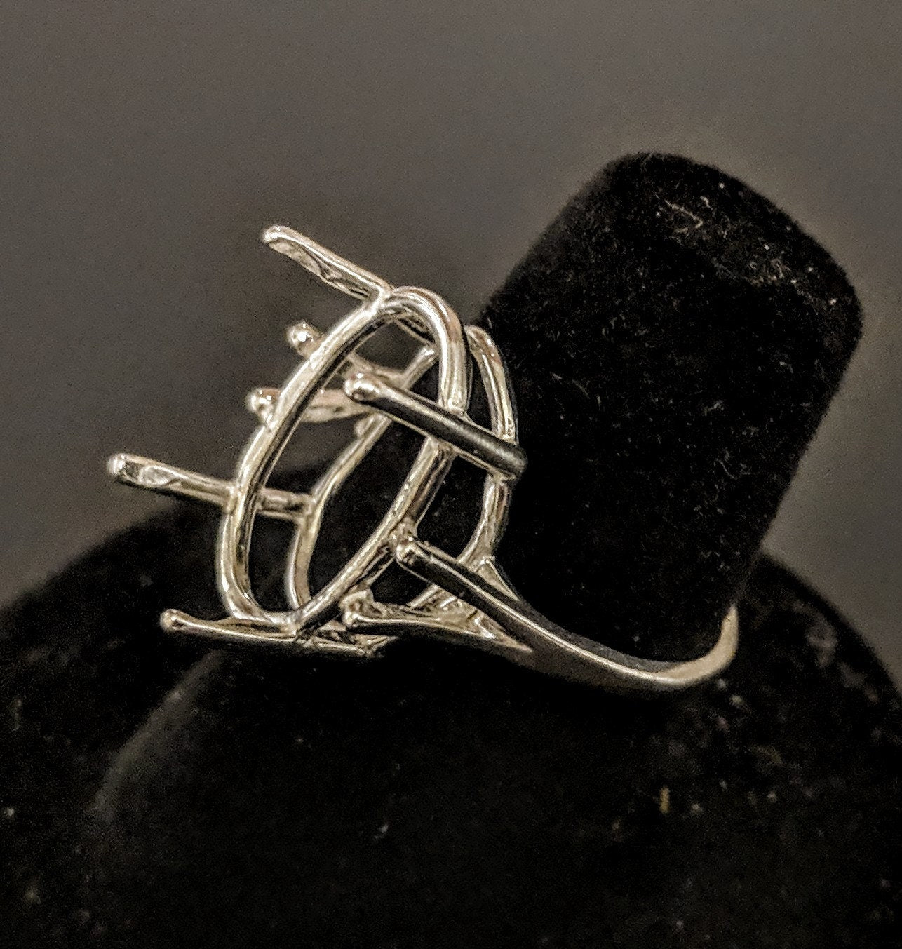 Sterling Silver or 14k Gold 7x5mm 20x15mm Oval Four Prong Ring Setting - Size 6, 7, 8 (163498/143498) - Perfect for Engagement Rings, Wedding Bands & Jewelry Making