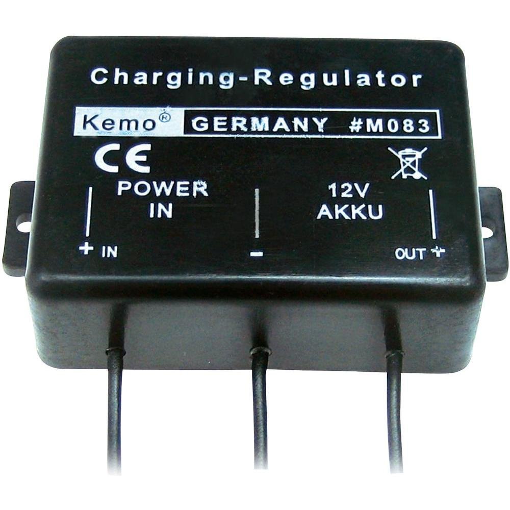 12V Car Battery Charge Controller - Automatic Monitoring & Recharging System for Vehicles, Boats & RVs - Black (Perfect for Road Trips, Marine Use & Off-Grid Power)