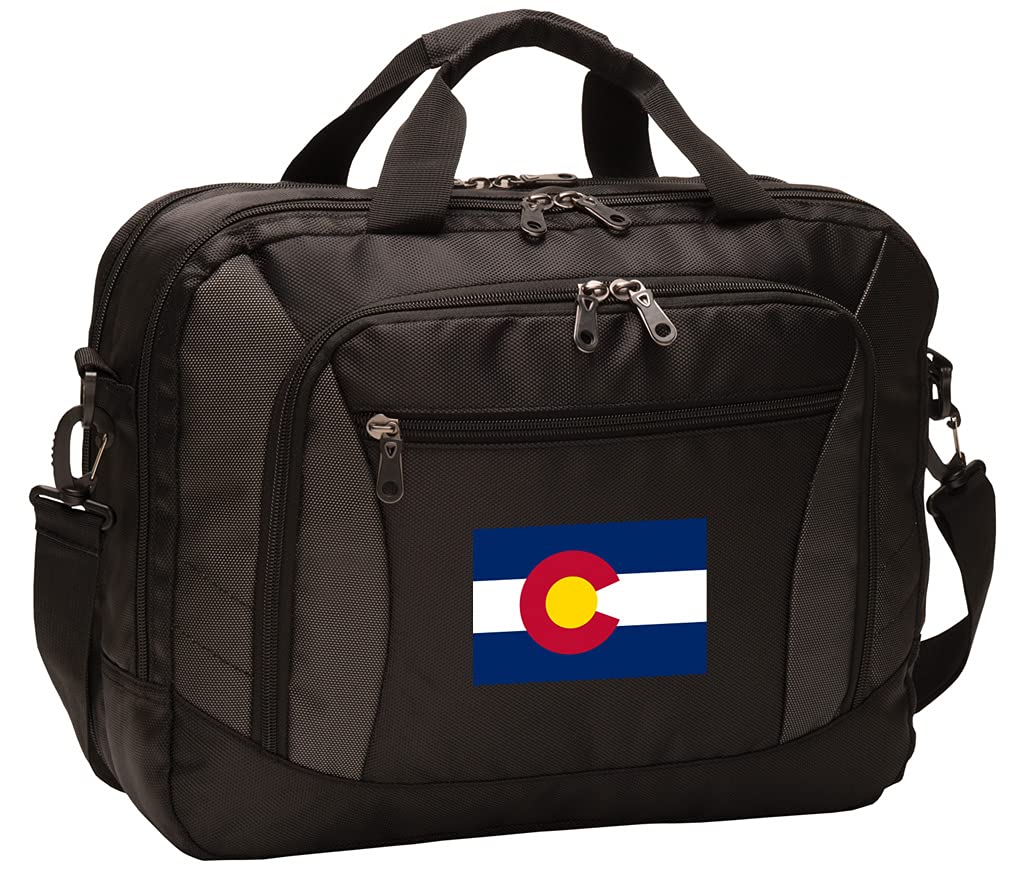 Best Colorado Flag Laptop Bag - Durable & Stylish Computer Bag for Work, Travel & Outdoor Adventures