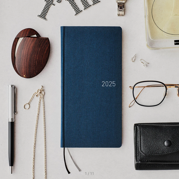 Hobonichi Techo 2025 Planner - Star Dust Weeks Hardcover, Weekly Horizontal Layout, English Edition (January Start, Monday Start) | Perfect for Journaling, Productivity & Daily Planning