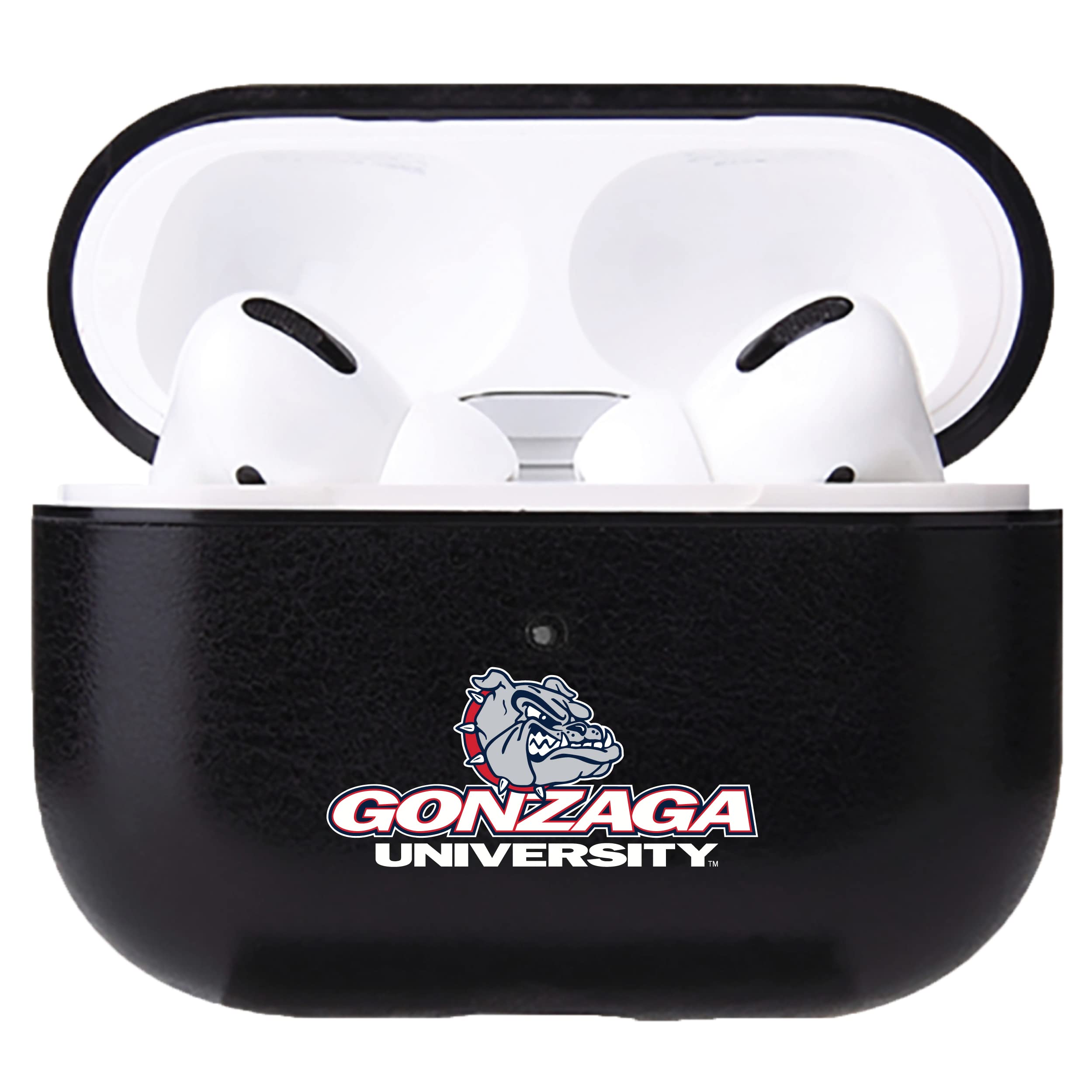 NCAA Licensed Leather Case for Apple AirPods - Durable Protective Cover with Team Logo - Perfect for Sports Fans, Gifts & Everyday Use