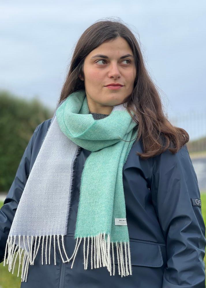 McNutt Premium Lambswool Scarf - Soft Winter Wrap for Women & Men | Bondi Wave Collection | Perfect for Cold Weather, Outdoor Activities & Fashion Accessory
