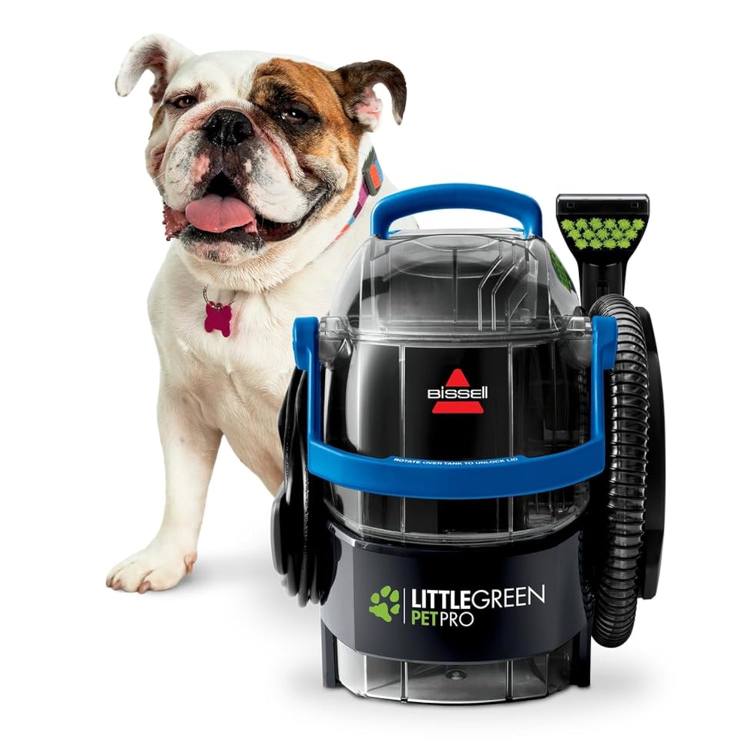 Bissell Little Green Pet Pro Portable Carpet Cleaner for Pet Stains - Compact Upholstery & Carpet Cleaner Machine - Ideal for Home, Cars, Sofas (Model 2891, Cobalt Blue)