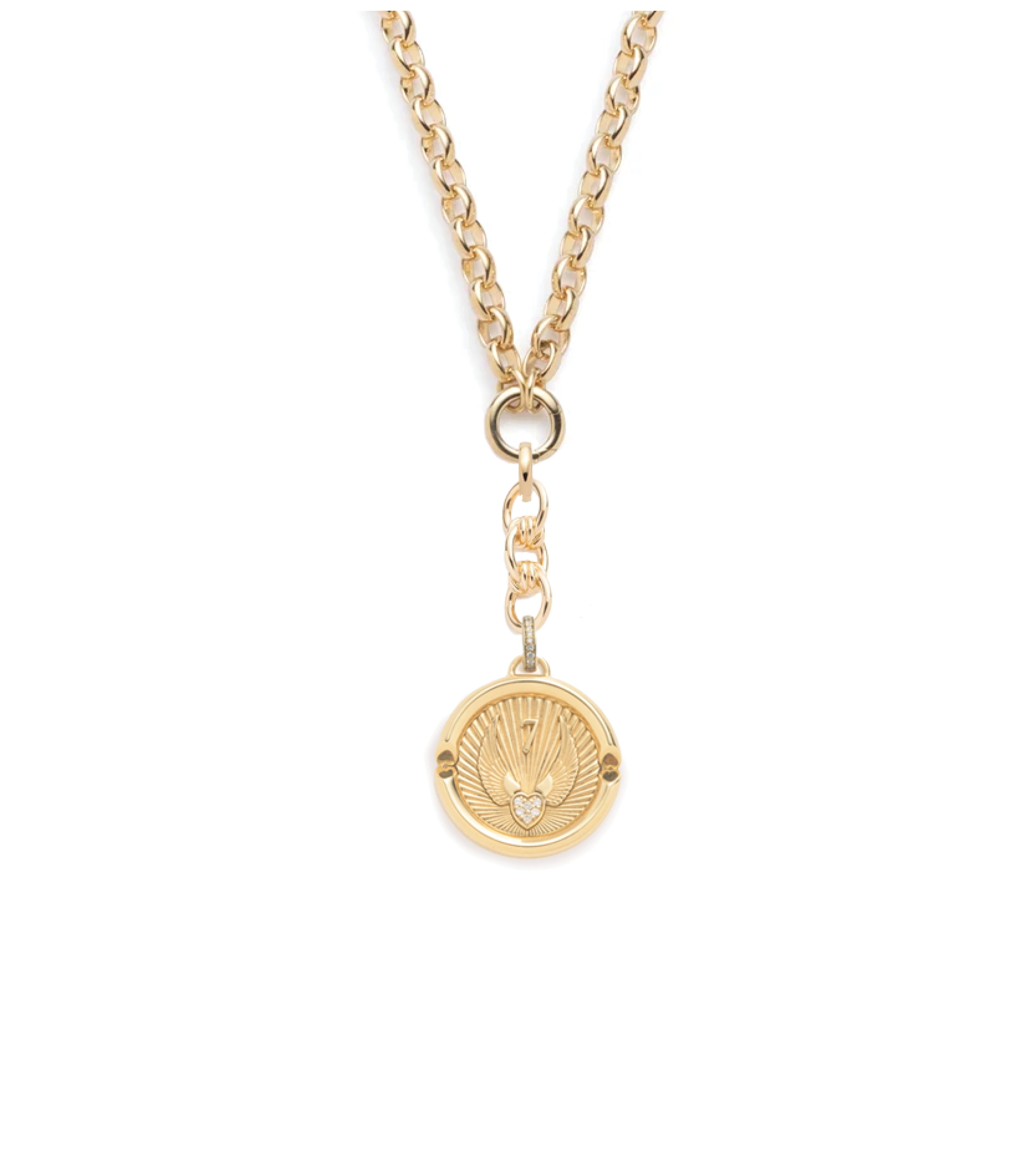 Beloved with Wings We Fly - Heavy Belcher Open Chain Necklace with Medium Knot Extension | Elegant Jewelry for Women, Perfect for Weddings, Parties & Everyday Wear