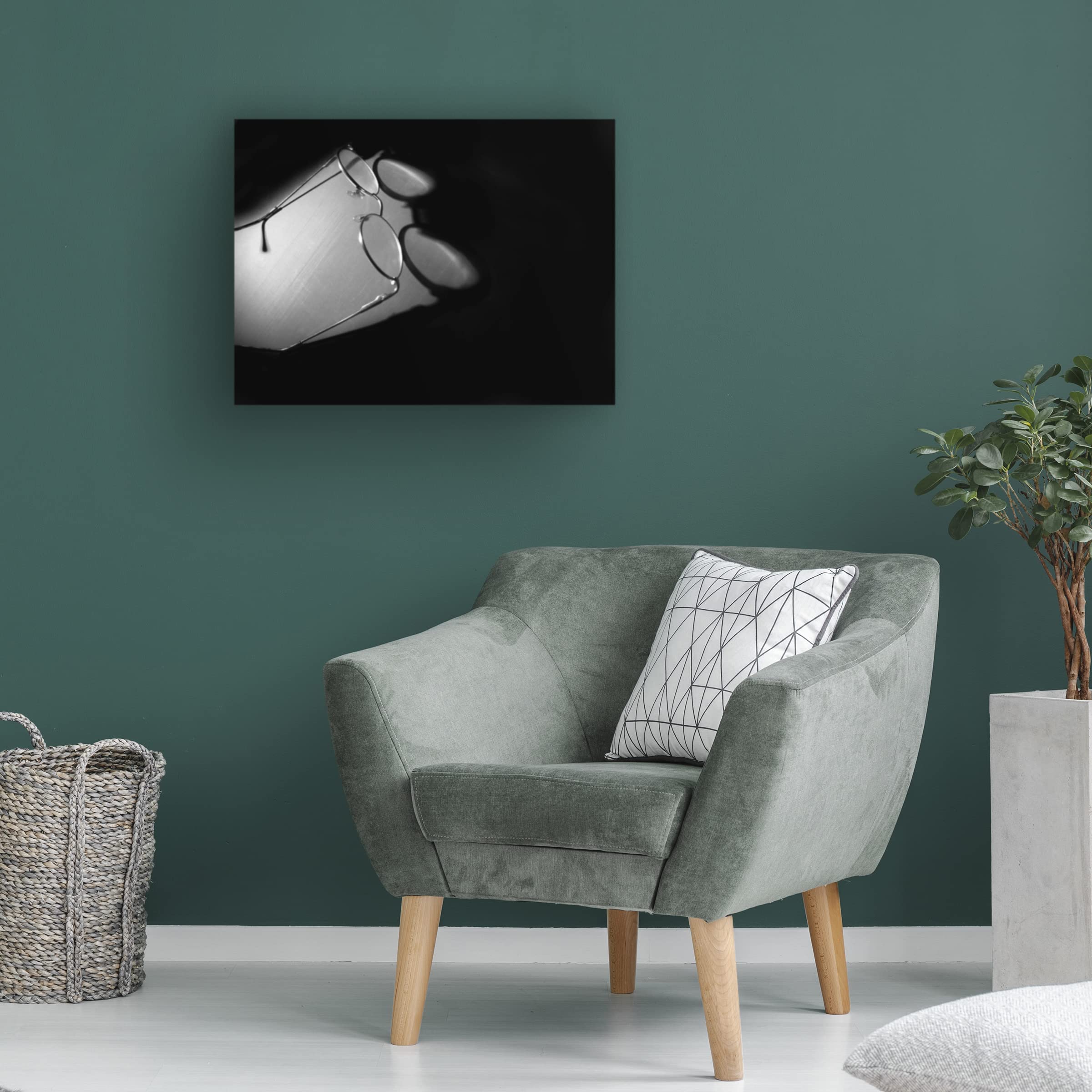 Clive Branson 'Eye Glasses' Canvas Wall Art Print - 35x47 Inches, Modern Home Decor for Living Room & Office - Trademark Fine Art Collection