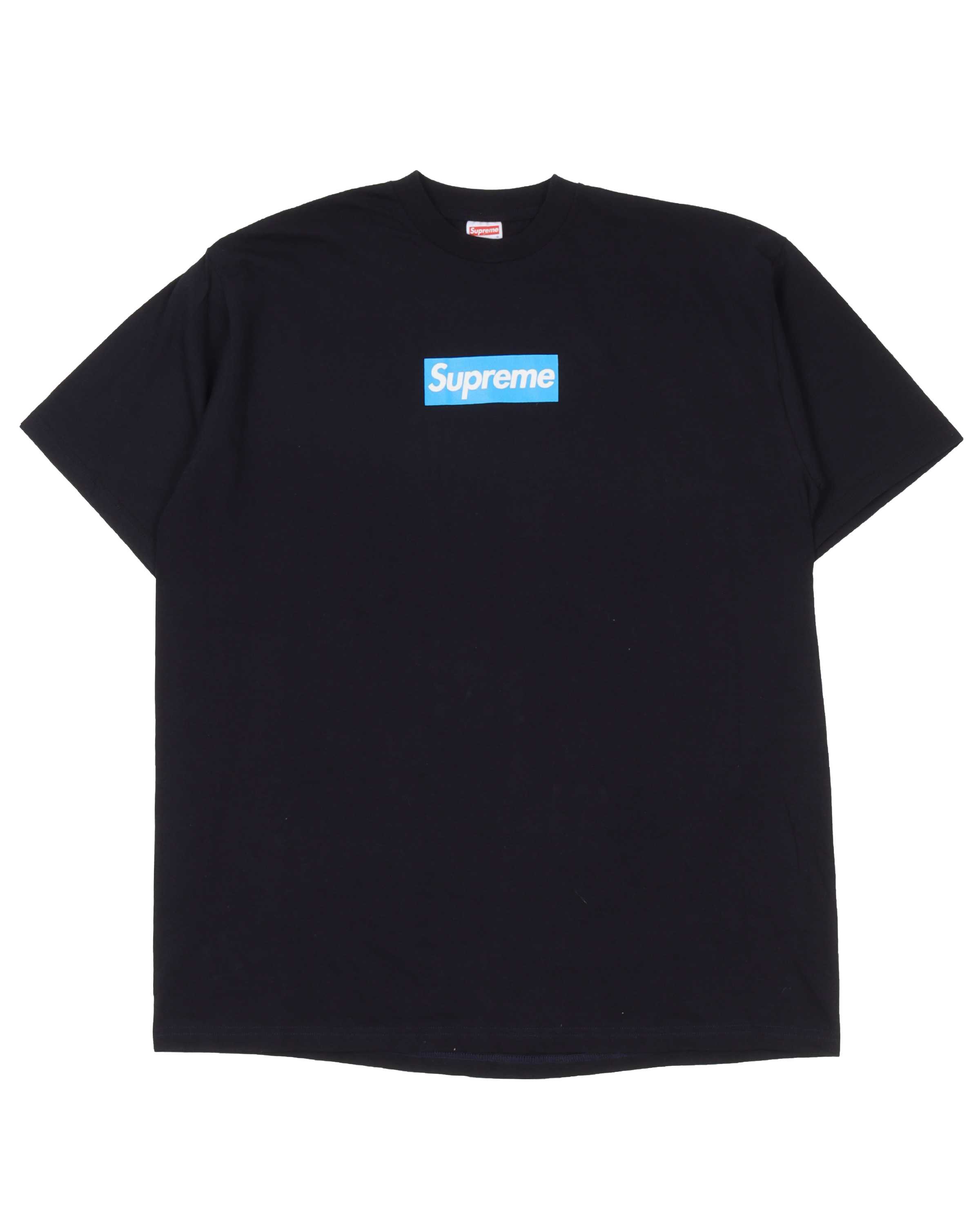 2005 Supreme Blue On Blue Box Logo T-Shirt - Vintage Streetwear for Men & Women - Perfect for Casual Wear, Street Fashion, and Collector's Items