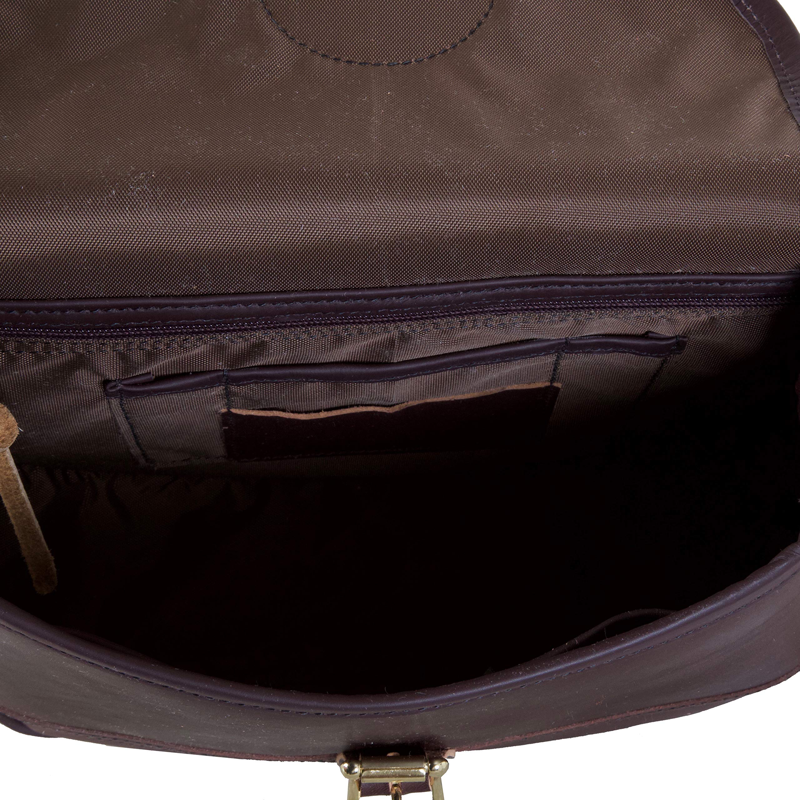 Duluth Pack #50 Classic Pebbled Leather Purse for Women - Genuine Leather Handbag with Adjustable Strap, Durable & Stylish Crossbody Bag - Perfect for Work, Travel, and Everyday Use