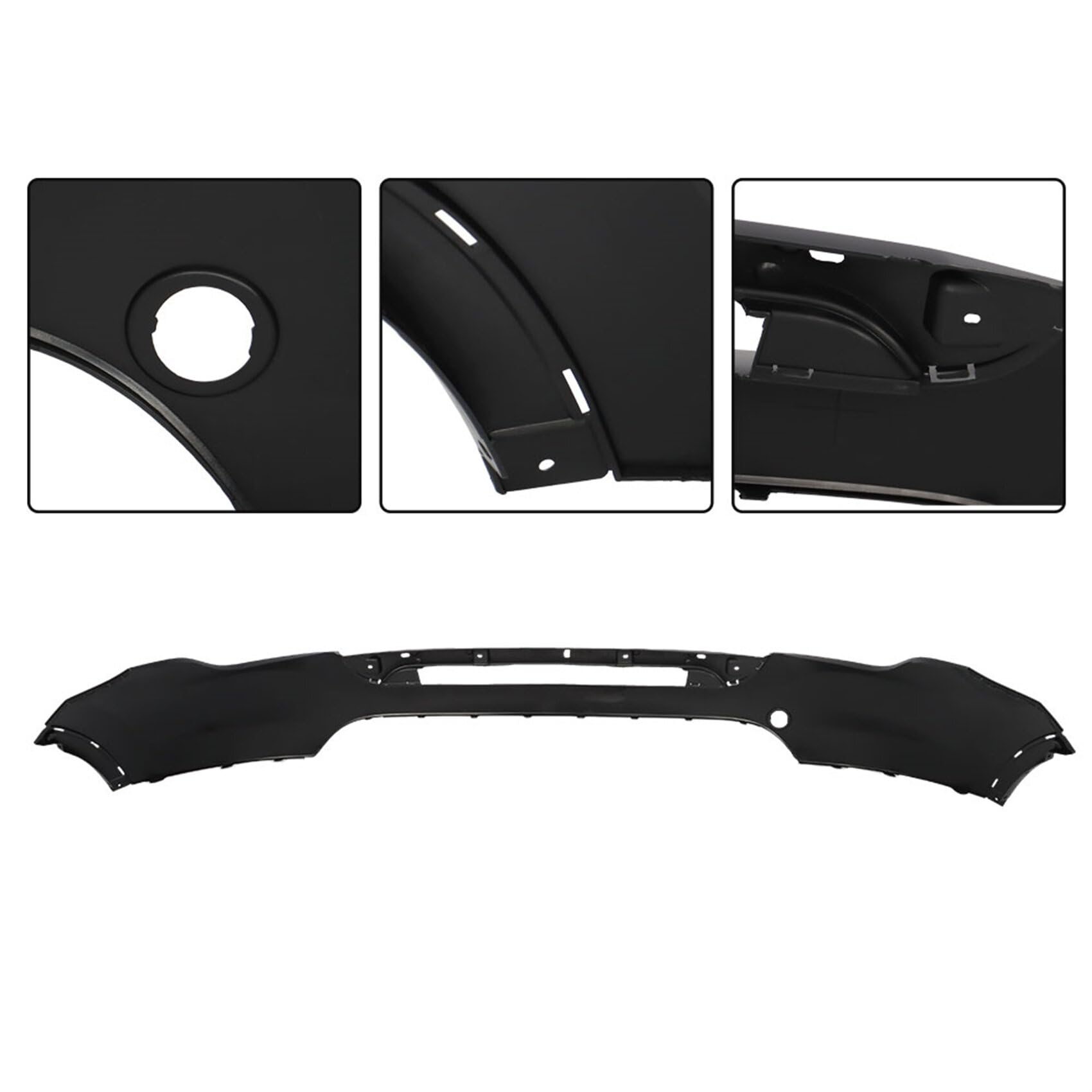 Primed Plastic Front Bumper Cover FO1014109 Replacement for 2011-2015 Ford Explorer (Non-Sensor Models) - Perfect for DIY Auto Repair & Collision Damage Restoration