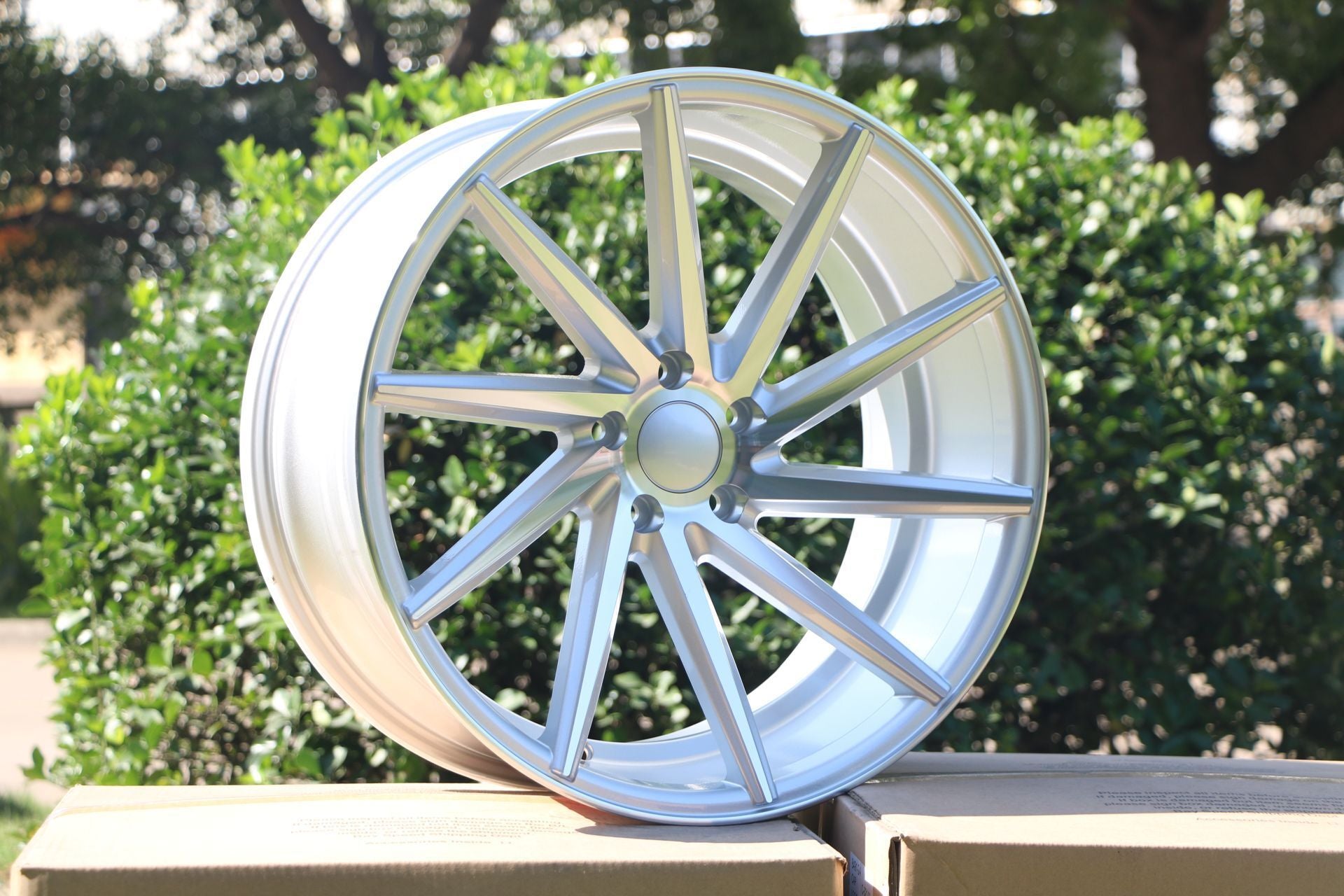 19-Inch Swirl Style Alloy Wheels - Premium Car Rims for Sedans & SUVs - Enhance Your Vehicle's Style & Performance for Street Driving & Car Shows