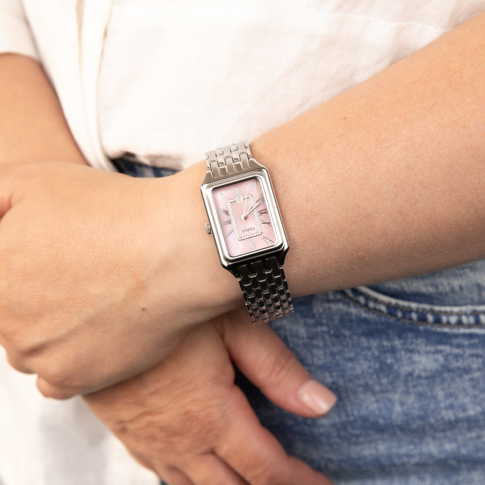 Fossil Raquel ES5401 Women's Analog Stainless Steel Watch - Elegant & Durable for Everyday Wear, Office & Casual Outfits