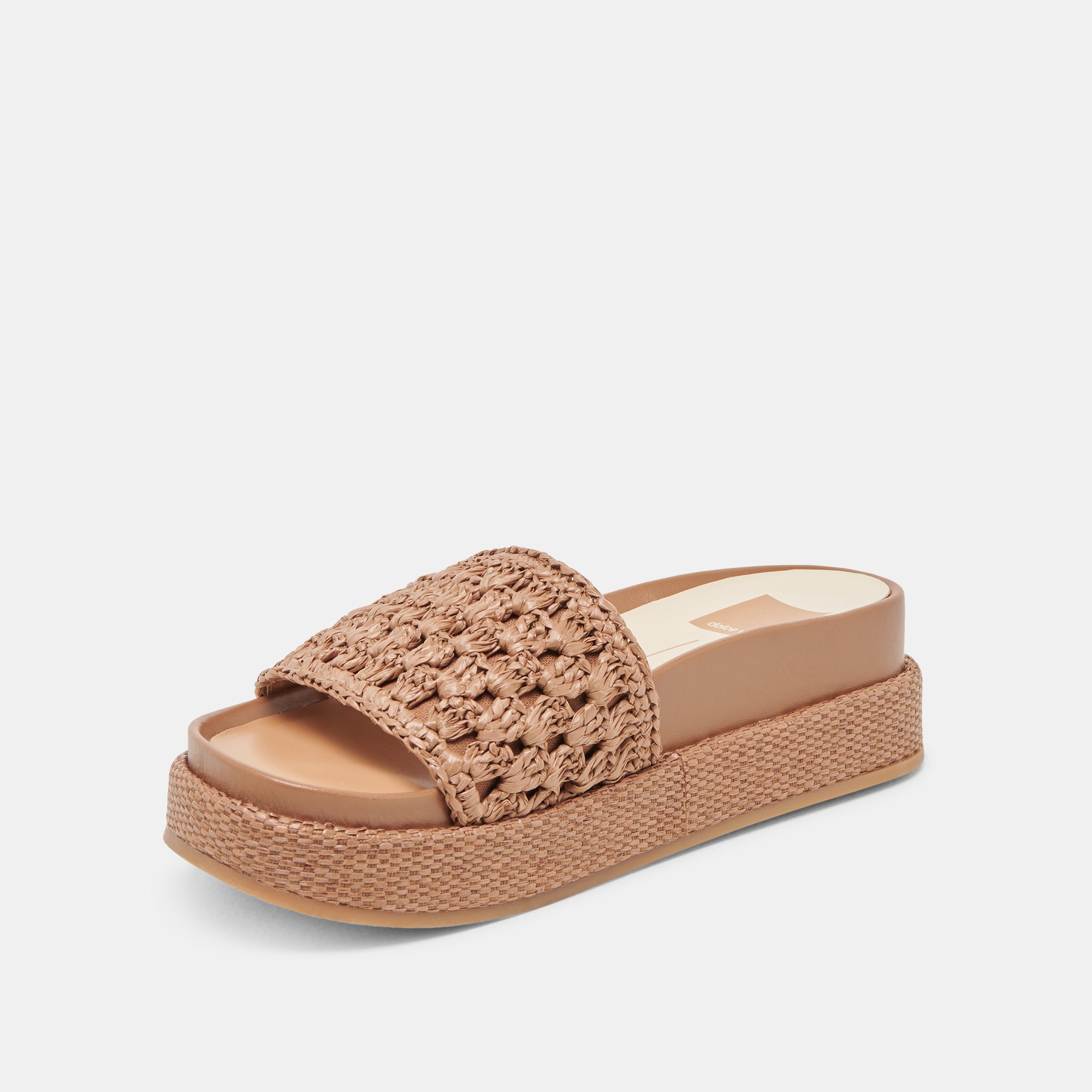 SIDONA Women's Brown Raffia Sandals - Comfortable Beach & Summer Walking Shoes for Outdoor Vacations