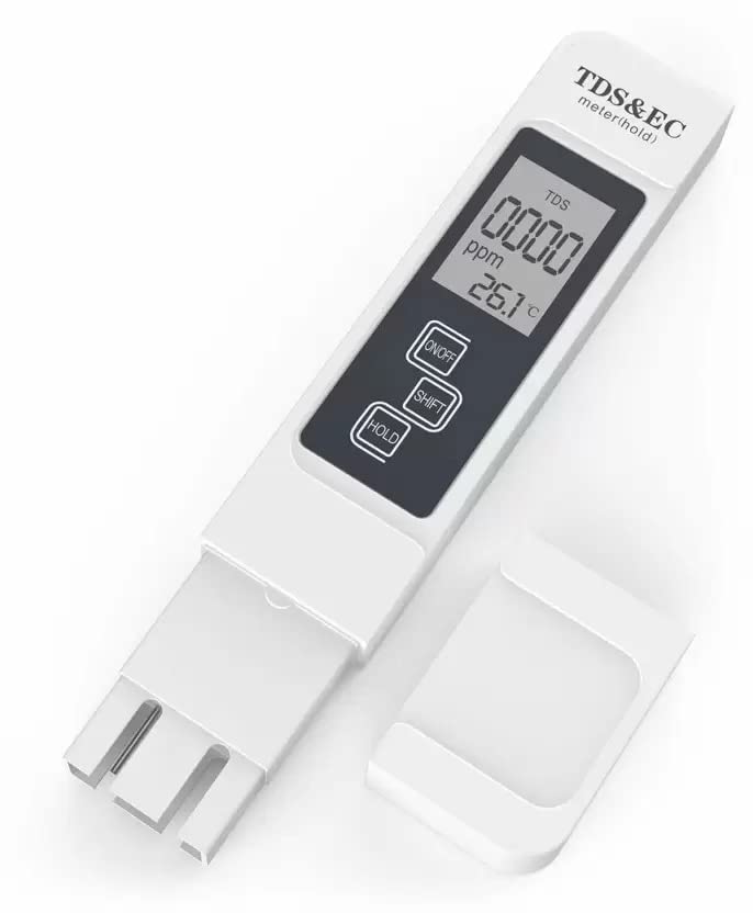 Digital TDS Meter for Water Testing - Accurate TDS Tester for Home Use, Drinking Water, Swimming Pools & Aquariums | Portable Water Quality Monitor for Hydroponics, RO Systems & Aquaculture