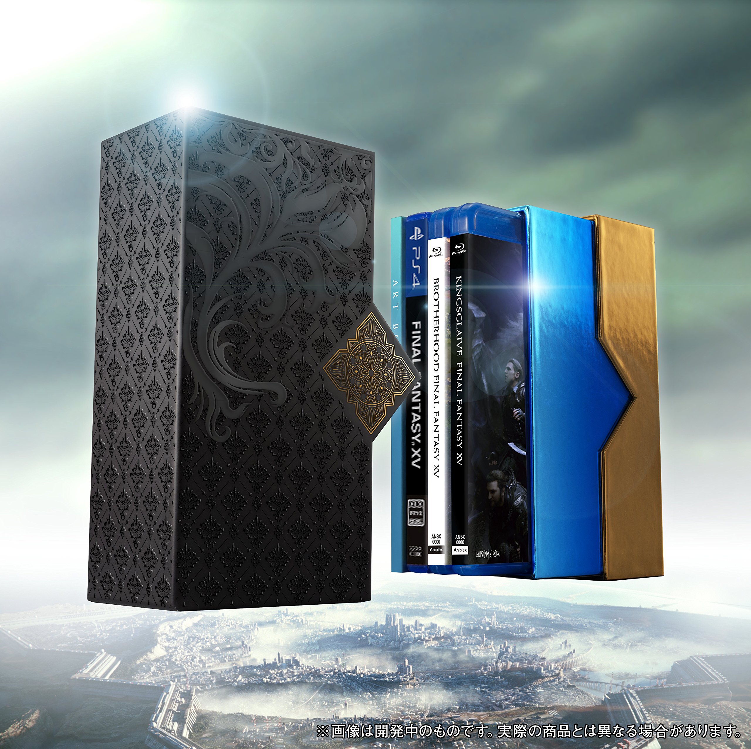 FINAL FANTASY XV PlayStation 4 Game & Blu-ray Film Collection Box - Includes Bonus Masamune Weapon Code | Perfect for FF Fans & Collectors | Great for Gaming Nights & Gift Giving