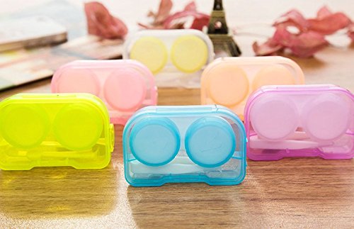 WOIWO 3-Piece Mini Travel Lens Case Set - Portable Candy Color Lens Storage Container for Camera Lenses (Random Colors) | Perfect for Photographers, Travelers & DSLR Lens Protection