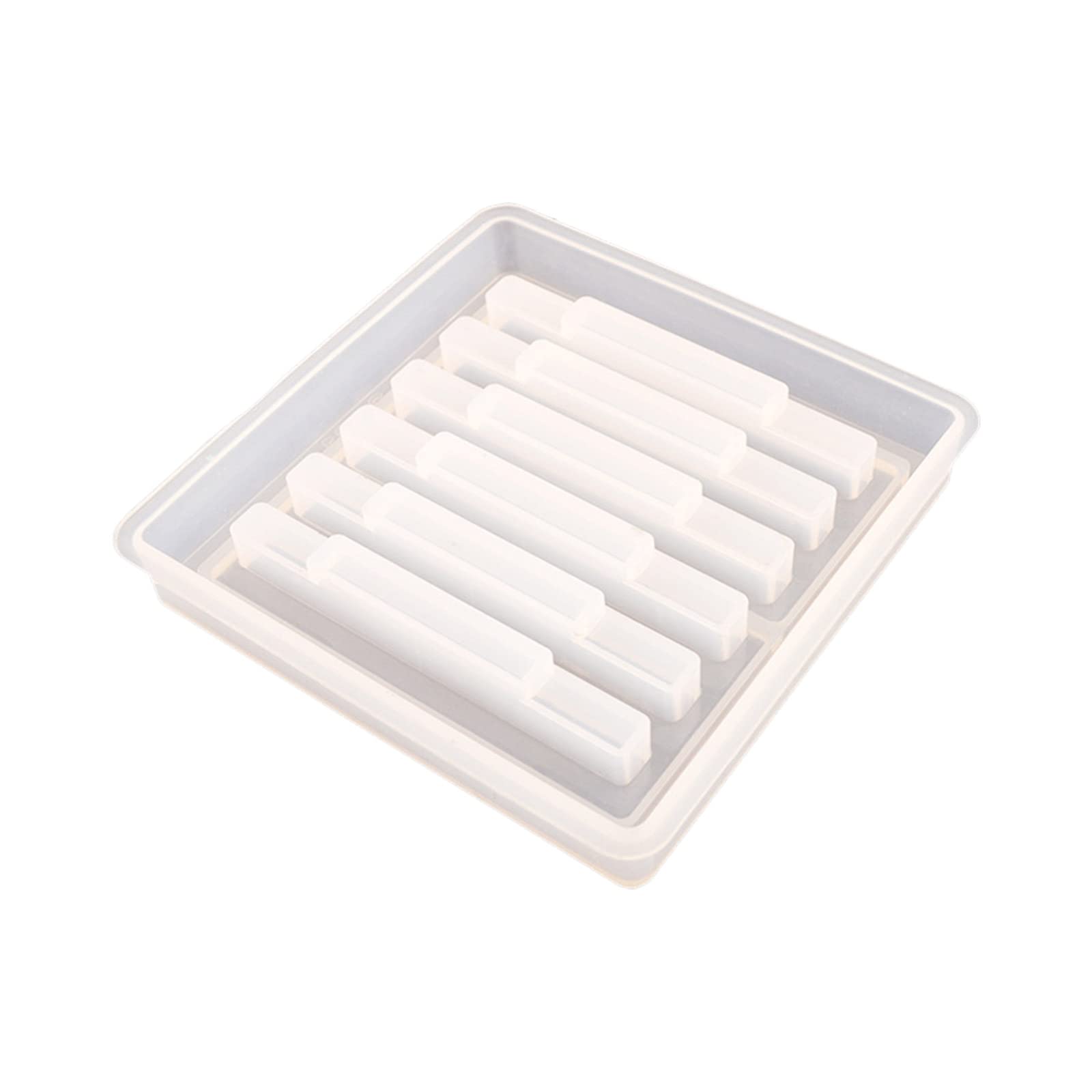 1/5/7pcs DIY Silicone Coaster Molds for Epoxy Resin - Handmade Crystal Casting Molds with Stand Storage - Perfect for Home Decor, Wedding Favors & Craft Projects