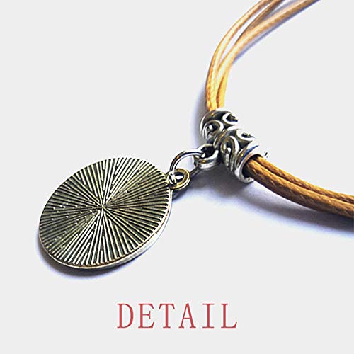 Black Leather Animal Outline Bracelet - Natural Hide Rope Wristband Jewelry for Women & Men - Perfect Gift for Nature Lovers, Boho Style Accessory for Outdoor Adventures & Casual Wear