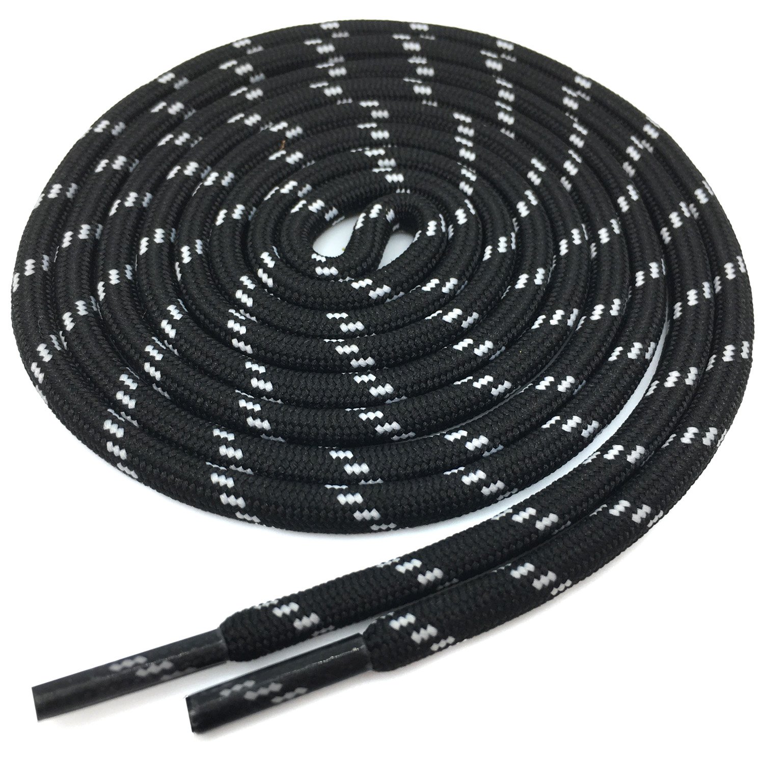 YFINE Mixed Color Round Outdoor Climbing Basketball Shoe Laces - Durable Athletic Shoelaces (2 Pairs) - Perfect for Basketball, Hiking & Outdoor Sports