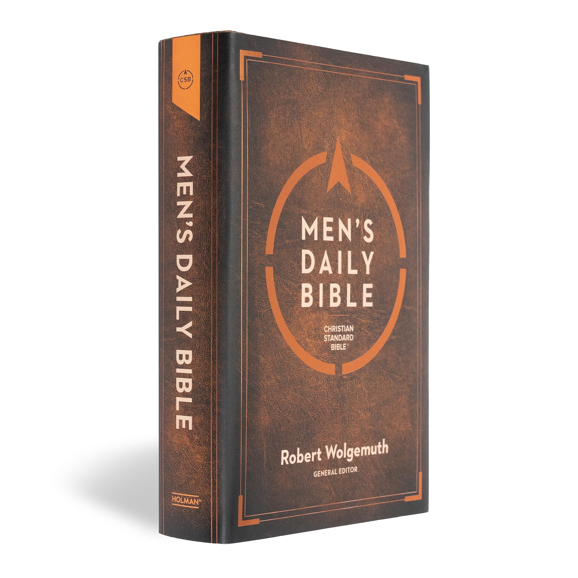 CSB Men's Daily Bible - Hardcover Black Letter Edition with Reading Plan, Study Tools & Easy-to-Read Serif Type | Perfect for Devotional Study, Small Groups & Personal Spiritual Growth