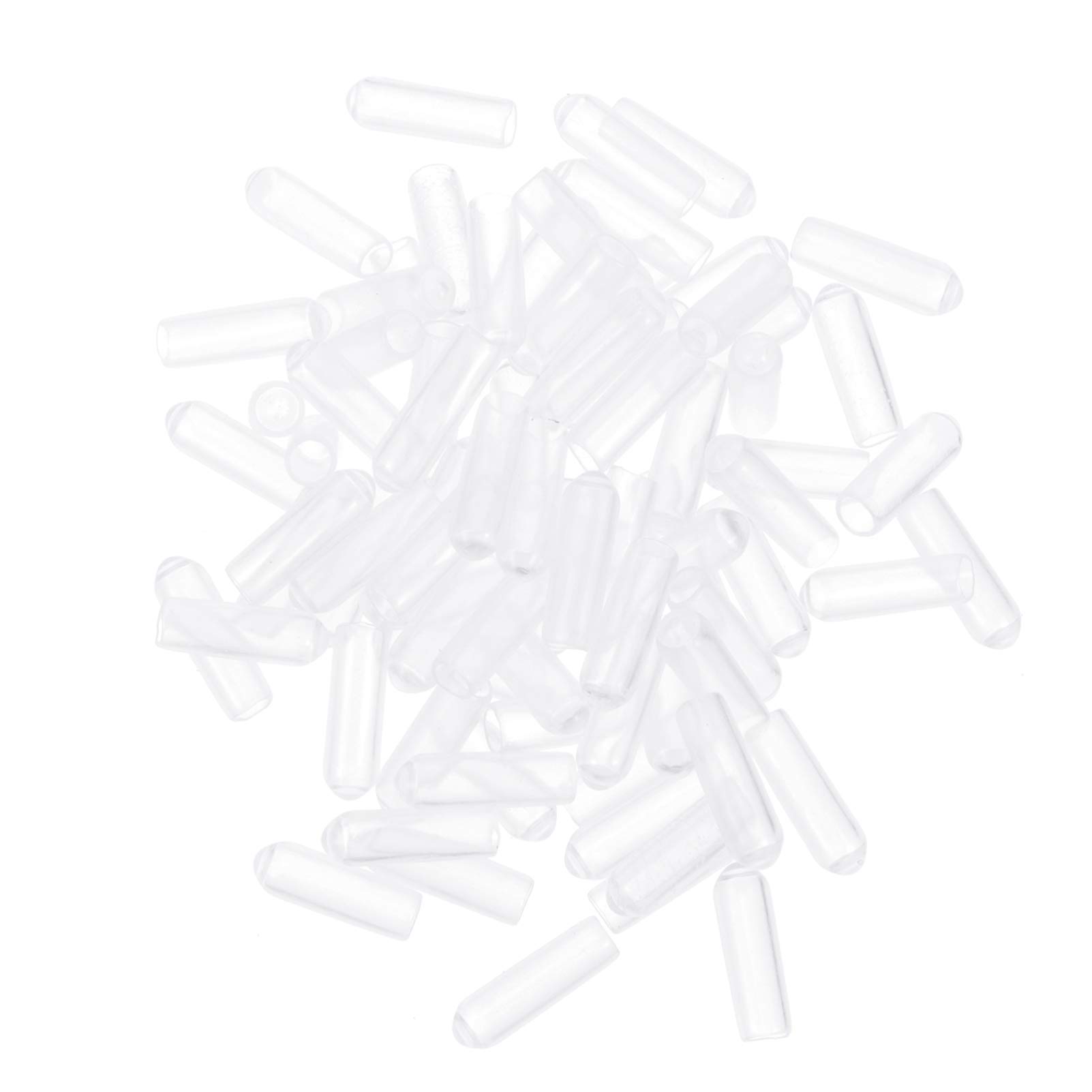 SOLUSTRE 200-Pack Universal Dishwasher Rack Cap Covers - Clear Plastic Dishwasher Wire Thread Protectors, Tine Tips & Sink Cup Washers - Perfect for Kitchen, RV & Commercial Dishwasher Rack Maintenance