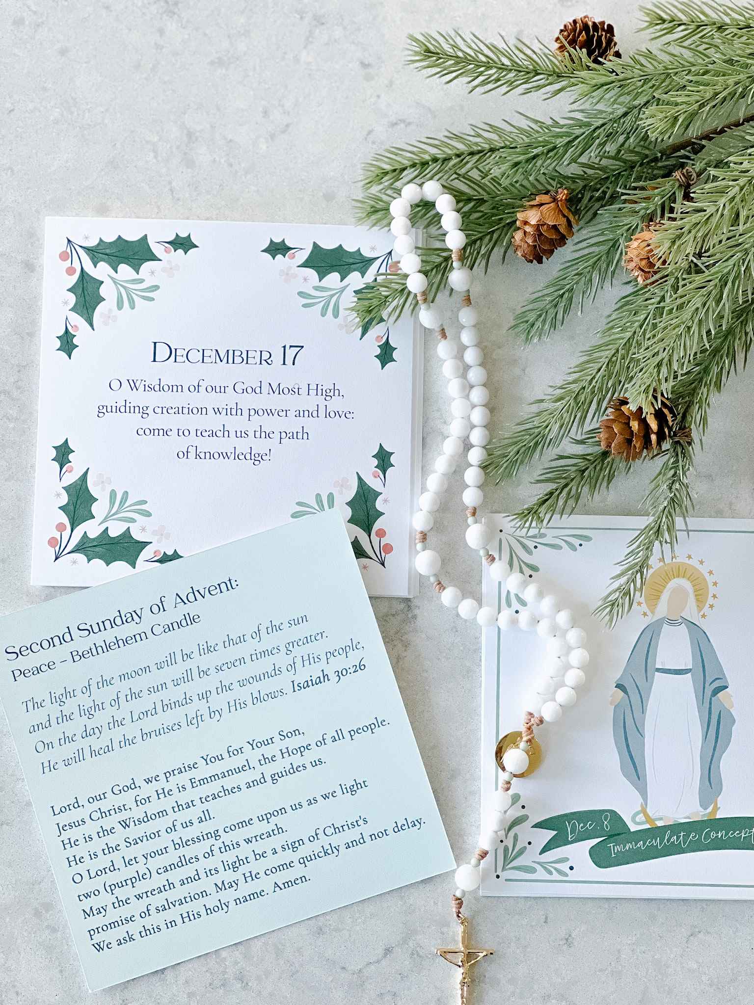 Advent Liturgical Calendar - Countdown to Christmas with Daily Scripture Readings & Prayers - Perfect for Home, Church & Family Devotions