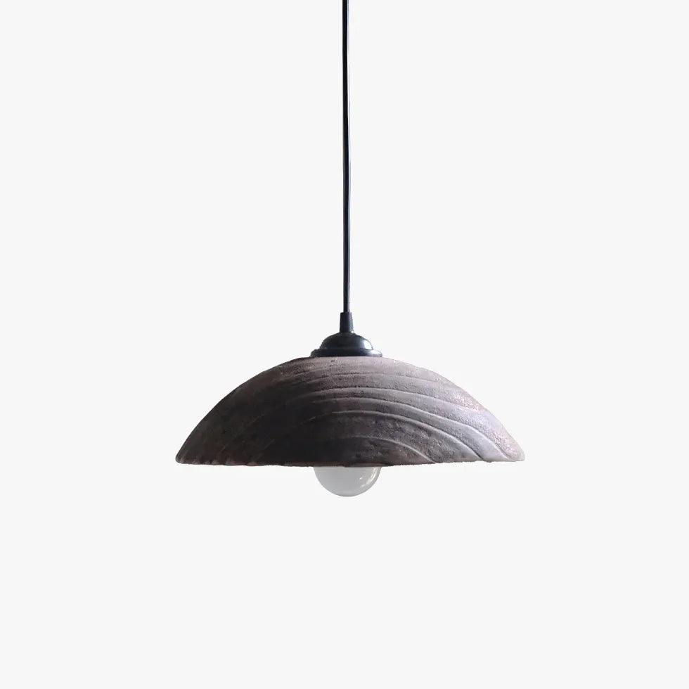 Modern Wooden Semi-Sphere Single Head Pendant Light - Minimalist Ceiling Lighting for Dining Room, Kitchen Island & Bedroom Decor