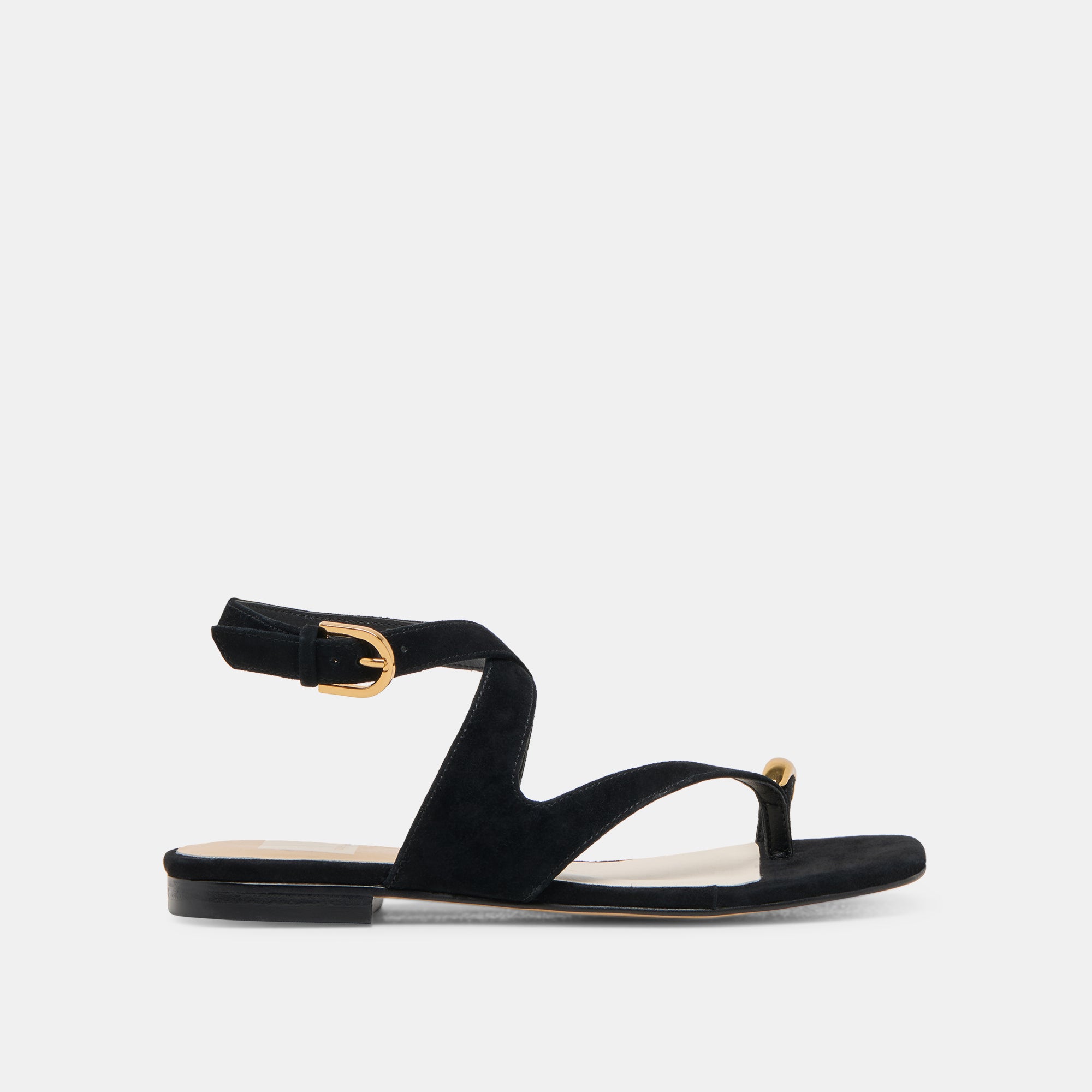 Earla Sandals Onyx Suede - Women's Comfortable Slip-On Shoes for Casual Wear, Walking & Outdoor Activities
