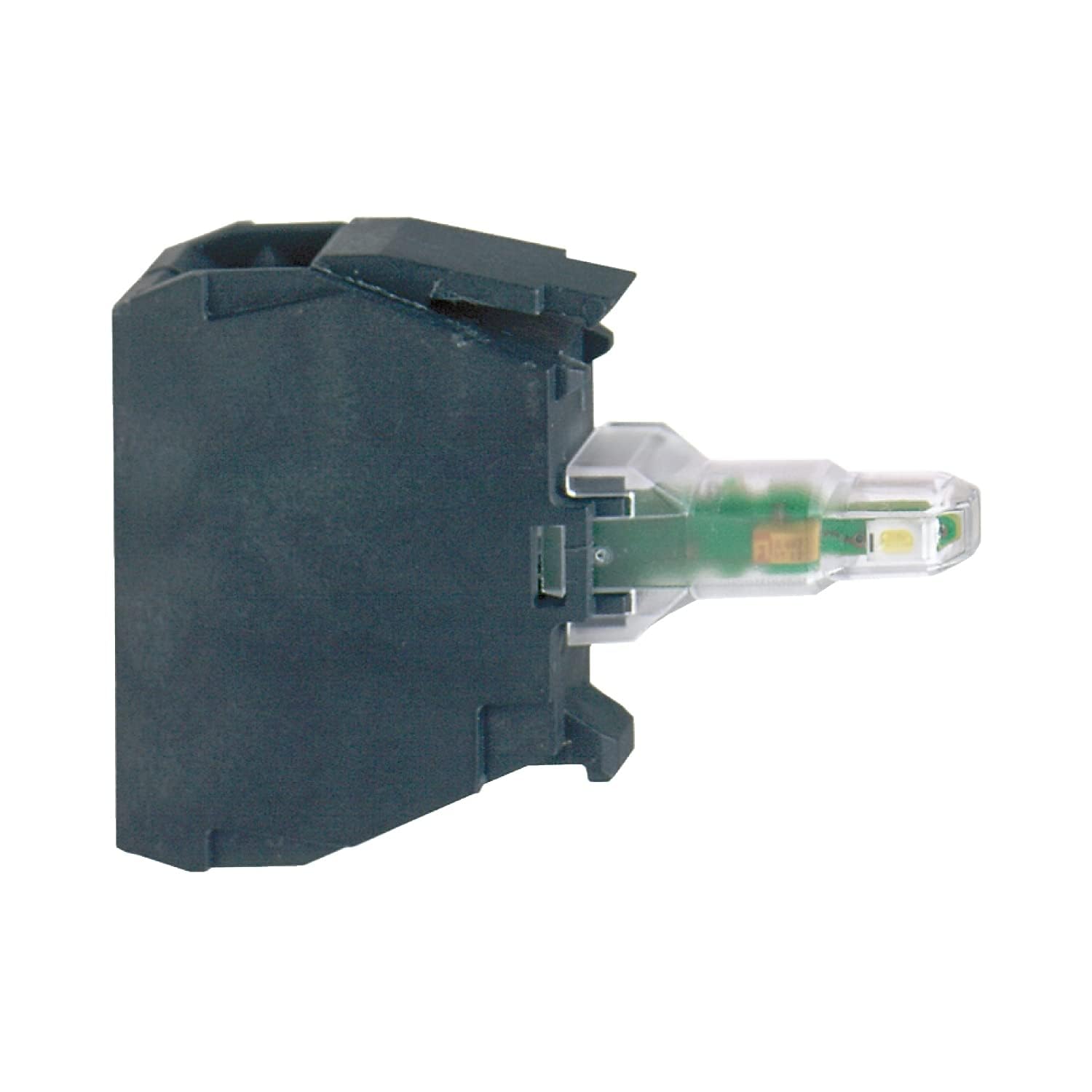 SCHNEIDER ELECTRIC ZBVB4 LED Red Indicator Light Module with Bulb - 24V AC/DC Voltage - Perfect for Industrial Control Panels, Automation Systems & Electrical Equipment