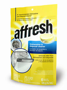 Affresh Dishwasher and Garbage Disposal Cleaner - 6 Tablets for Deep Cleaning & Odor Removal | Perfect for Kitchen Appliances & Home Maintenance