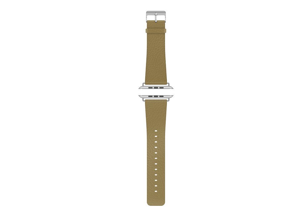 Cygnett 42mm Tan Leather Replacement Band for Apple Watch - Stylish & Durable Smartwatch Strap for Workouts, Office & Everyday Use