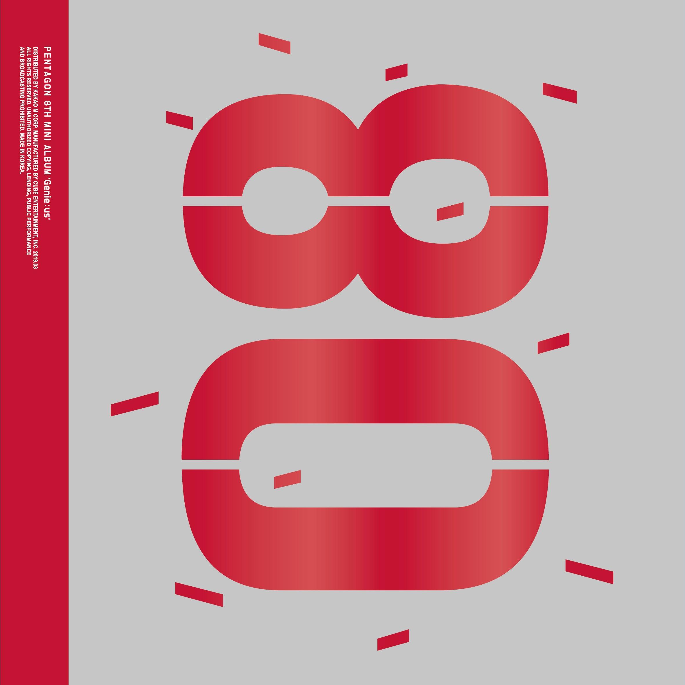 PENTAGON 8TH MINI ALBUM 'GENIE:US' - K-Pop Music CD | Perfect for K-Pop Fans & Collectors | Enjoy at Home, Parties & K-Pop Events