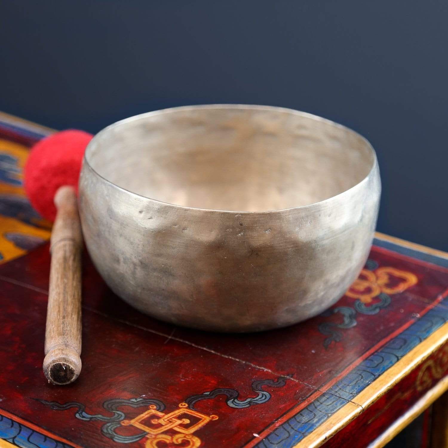 Heart Chakra Singing Bowl - Antique Tibetan Meditation Bowl for Compassion & Healing | Perfect for Yoga, Sound Therapy & Spiritual Practices