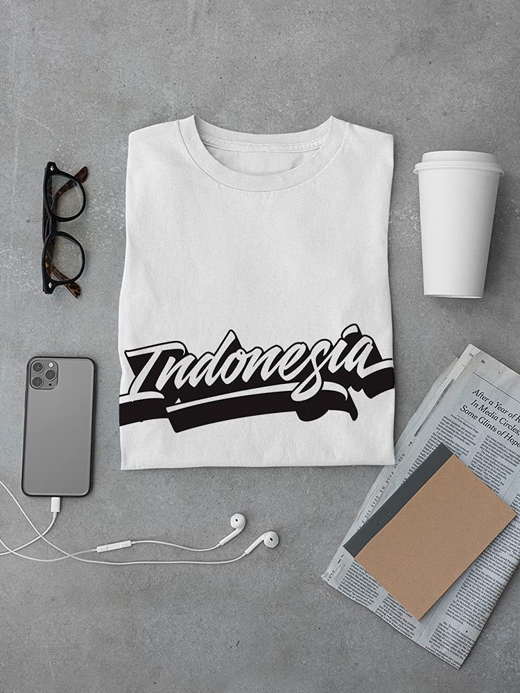 Smartprints Indonesia Flag Logo T-Shirt for Men - Stylish & Comfortable Cotton Tee for Casual Wear, Travel & National Pride