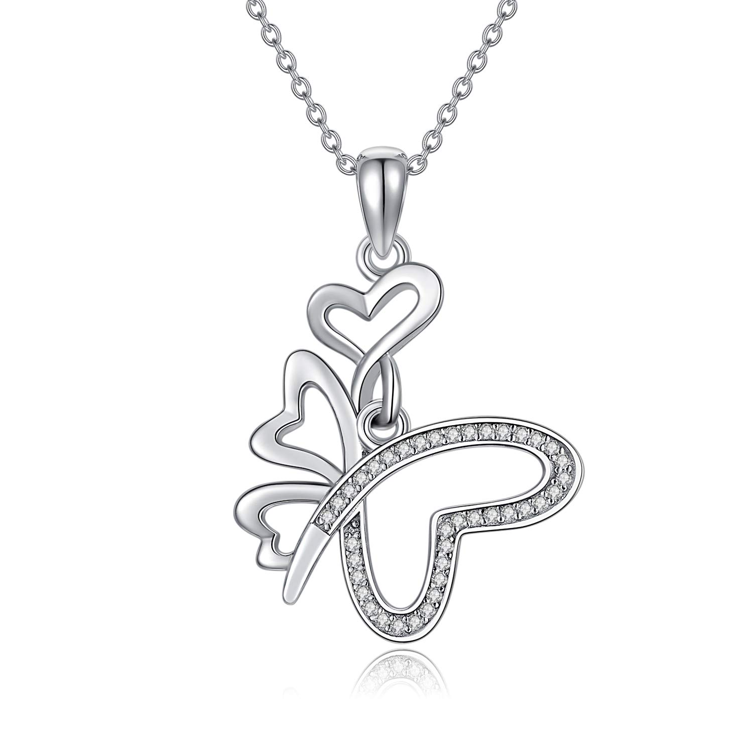 Sterling Silver Animal Necklace - Fox, Sea Turtle, Elephant & Raccoon Pendant Jewelry for Women | Birthday Gift Idea | Perfect for Casual Wear, Date Nights & Special Occasions