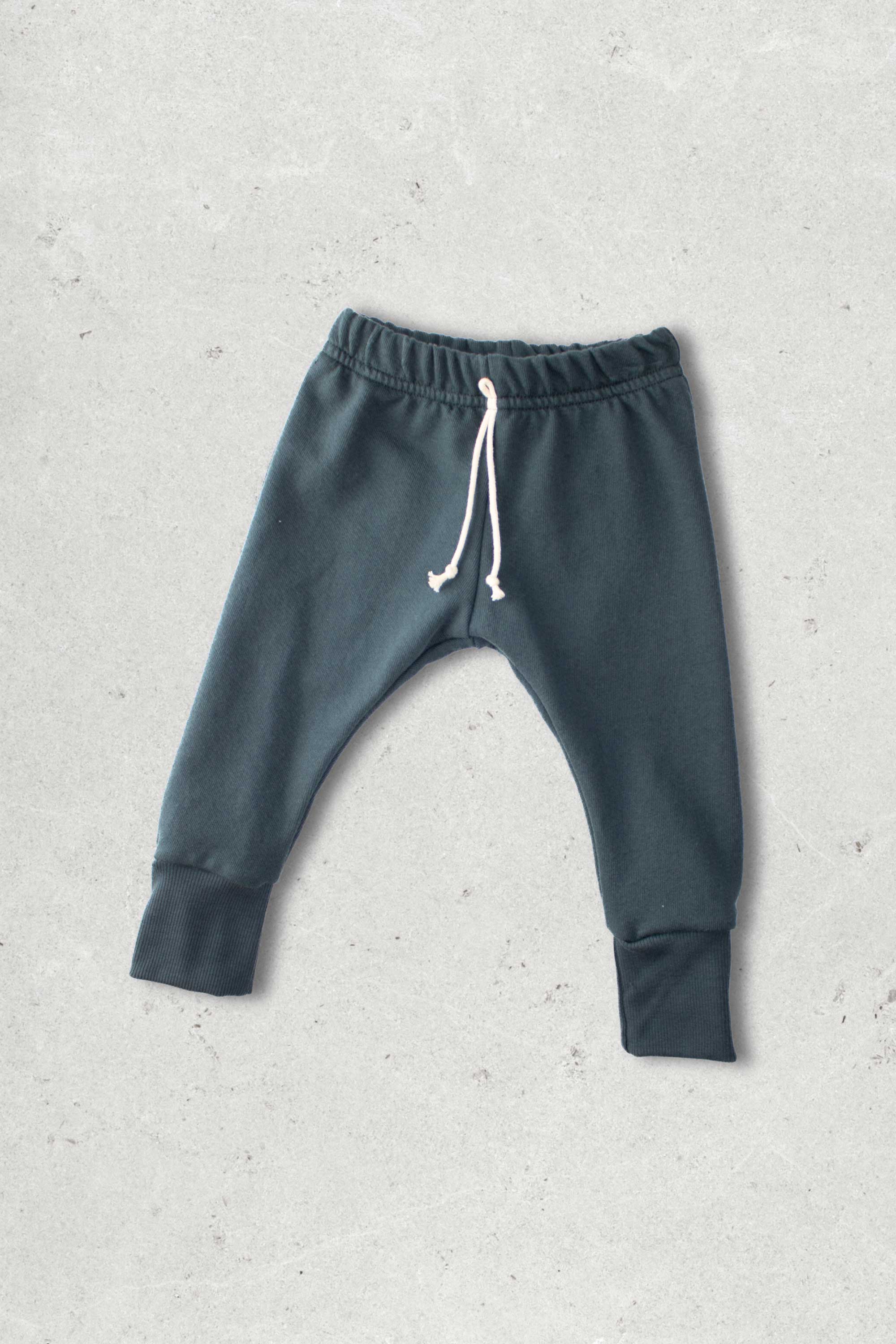 Organic Cotton Explorer Sweatpants for Men & Women - Soft & Comfortable Lounge Pants in Pacific Blue - Perfect for Yoga, Travel & Relaxation at Home