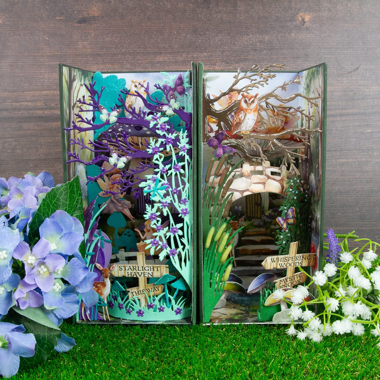 Mystic Nook Fairytale Decorative Card & Foil Fusion Refill Set 5893e - Perfect for Scrapbooking, DIY Crafts, and Home Decor Projects