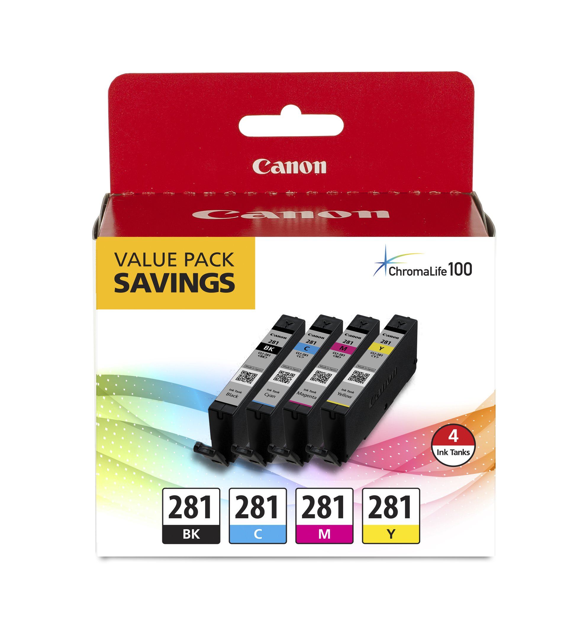 Canon CLI-281 XL & PGI-280 XXL Ink Value Pack - High Yield Pigment Black Ink Cartridges for Printers - Perfect for Home Office, School Projects & Small Business Printing