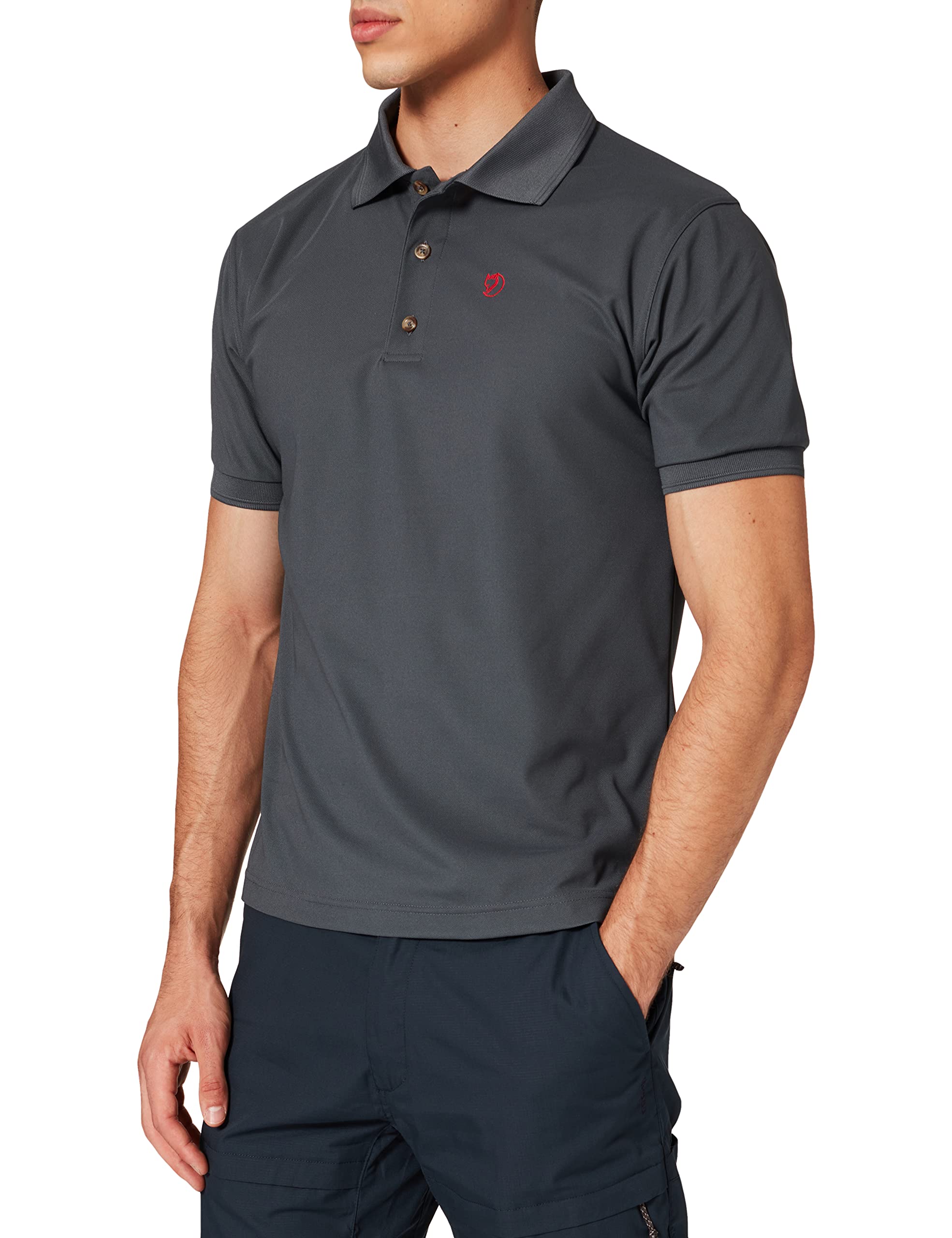 Fjallraven Men's Crowley Piqué Shirt - Breathable Casual Button-Up for Outdoor & Travel | Lightweight Short Sleeve Shirt for Hiking, Camping & Summer Wear