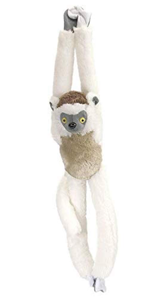 Wild Republic Verreaux Sifaka Plush Stuffed Animal - Soft Monkey Plush Toy for Kids, Cute Lemur Gift for Children - Perfect for Cuddling, Nursery Decor & Wildlife Education