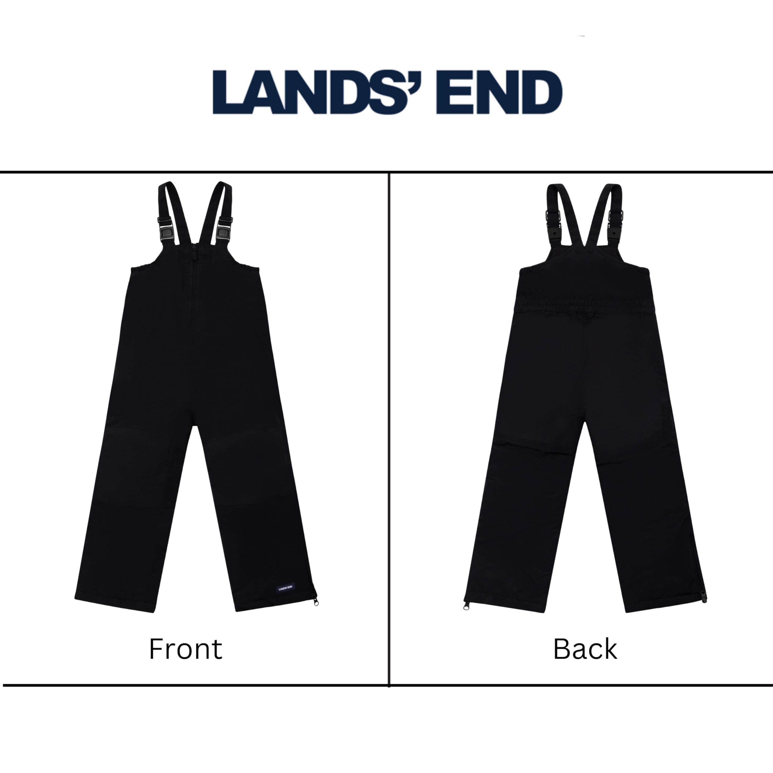 Lands' End Kids Squall Waterproof Snow Pants with Reinforced Knees - Winter Outdoor Play, Skiing, Snowboarding & Cold Weather Activities