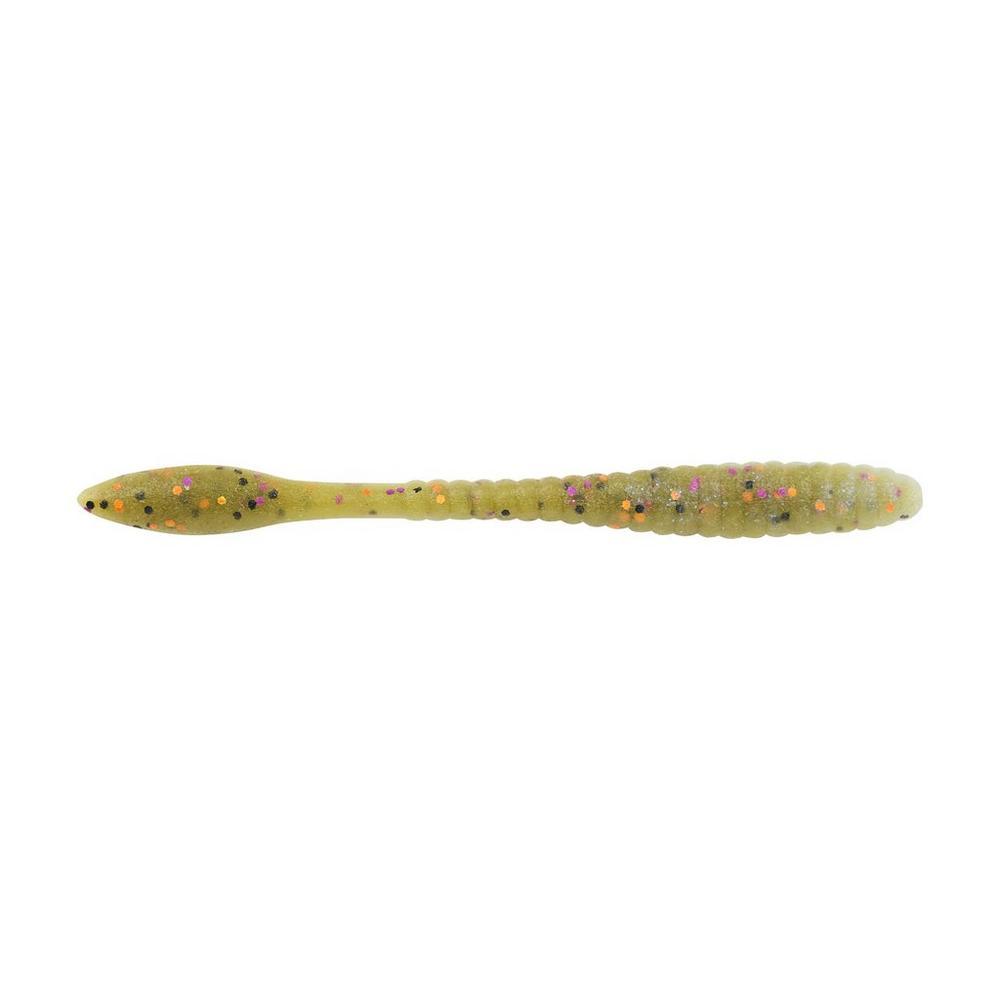 Berkley PowerBait MaxScent Flat Worms - Premium Scented Soft Plastic Fishing Lures for Bass, Trout & Panfish - Ideal for Freshwater & Saltwater Fishing, Casting & Jigging