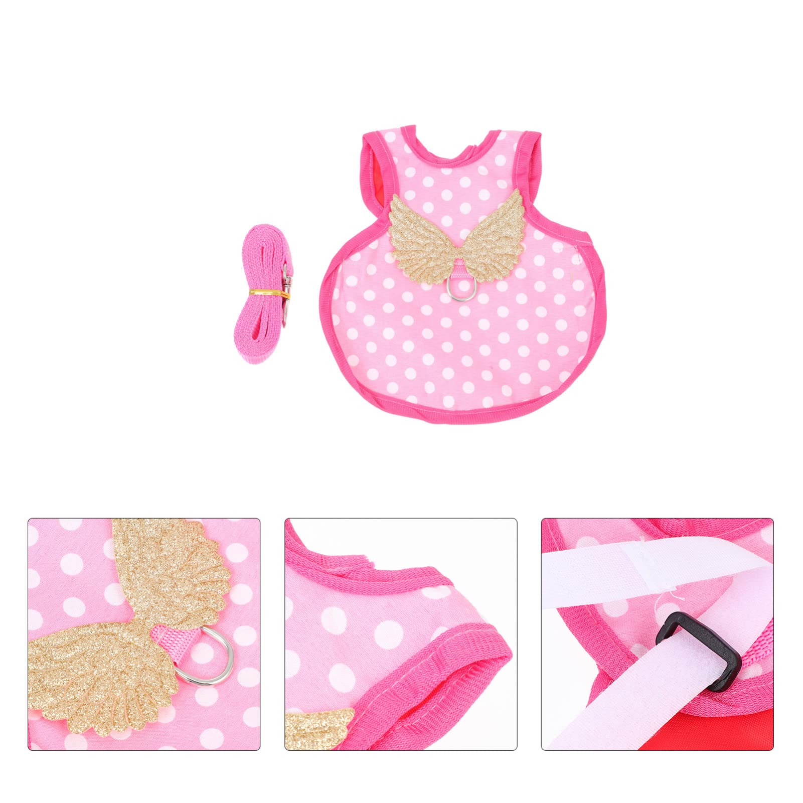 **iPetBoom Adjustable Chicken Harness & Vest - Soft Polyester Pet Chicken Clothing with Comfortable Belt - Perfect for Backyard Free-Range, Training & Outdoor Adventures**