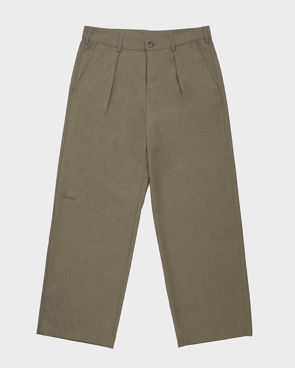SoHo Pleated Pants Vintage Khaki - Women's High Waisted Trousers for Office & Casual Wear | Comfortable & Stylish Work Pants for Business & Everyday Outfits