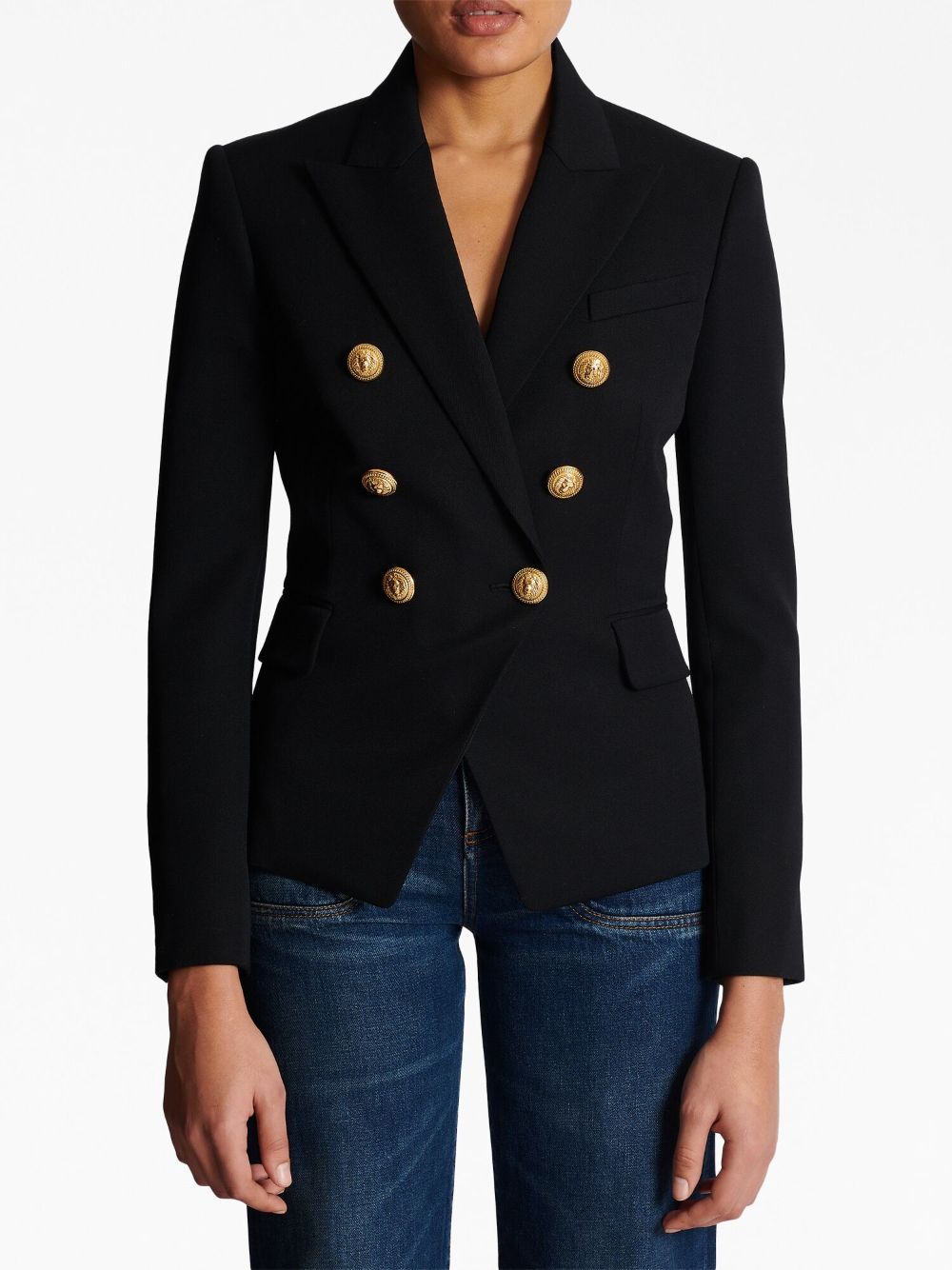 Balmain Black Leather Jacket for Men & Women | Luxury Designer Coat for Fall & Winter Fashion | Perfect for Night Out & Special Occasions