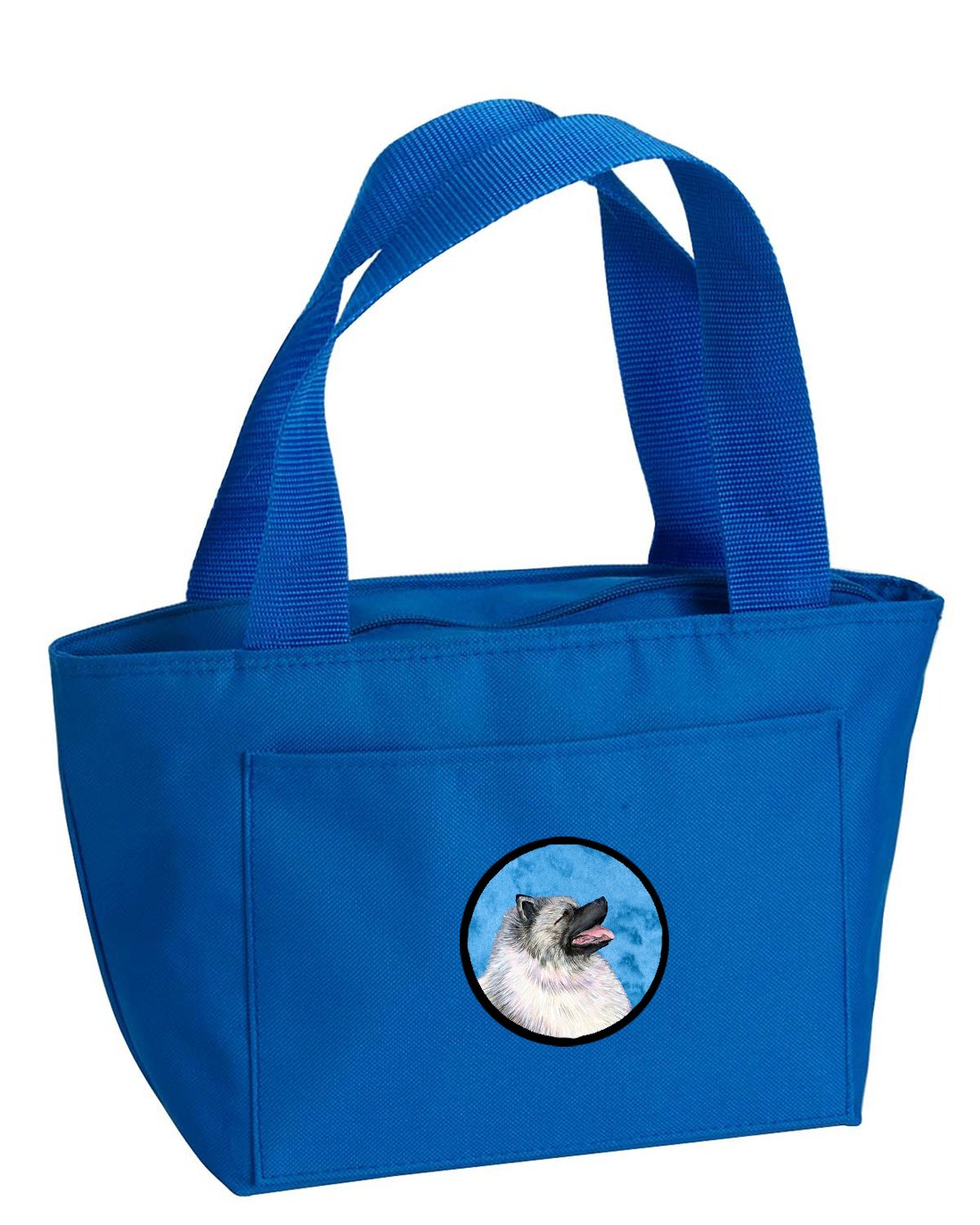 Blue Keeshond Insulated Lunch Box Tote Bag for Women & Men - Large Reusable Lunch Bag with Multicolor Design | Perfect for Work, School, Picnics & Outdoor Activities