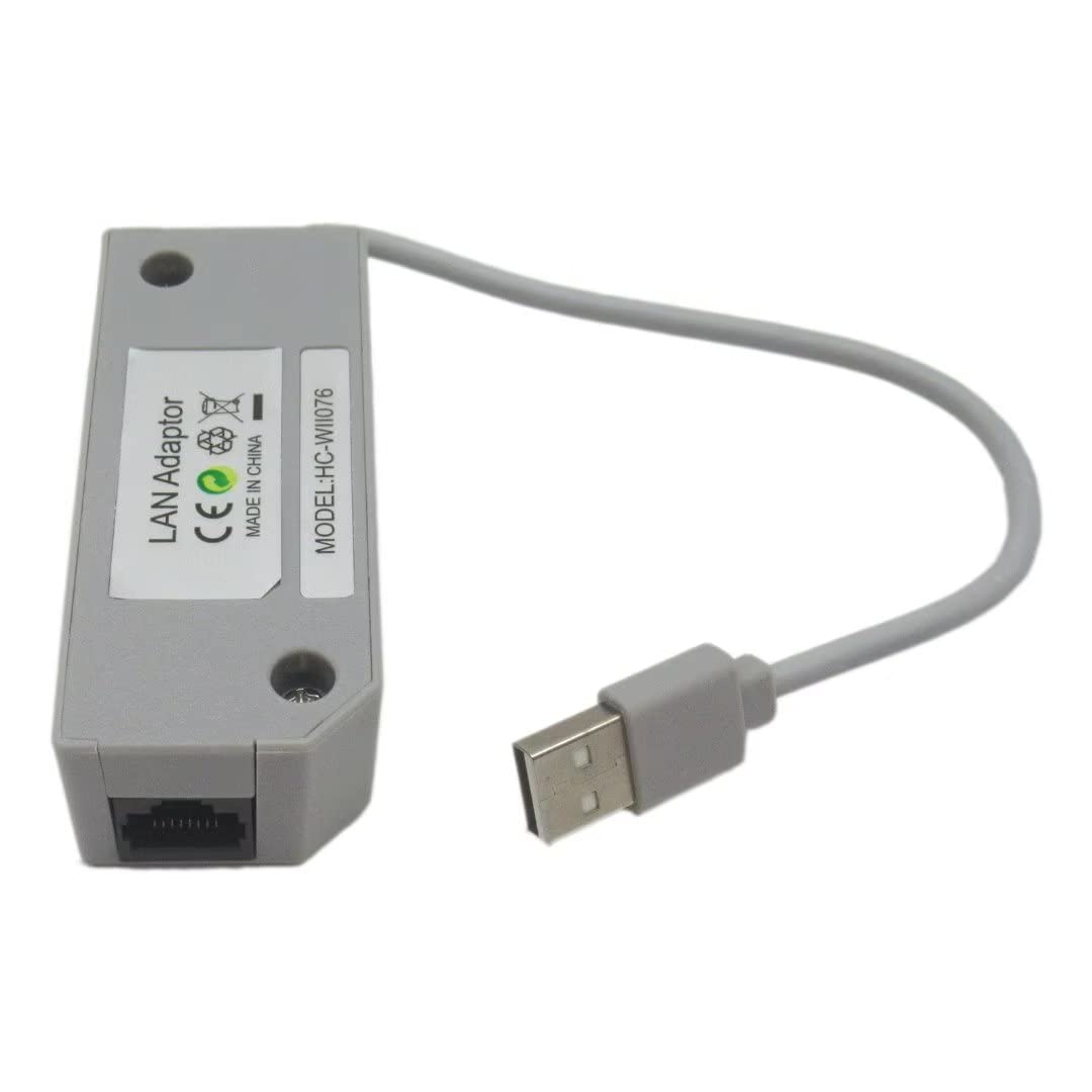 USB 3.0 to Ethernet Adapter for Nintendo Switch/Wii/Wii U - High Speed LAN Network Connector Compatible with USB 2.0/1.1 - Perfect for Online Gaming & Streaming