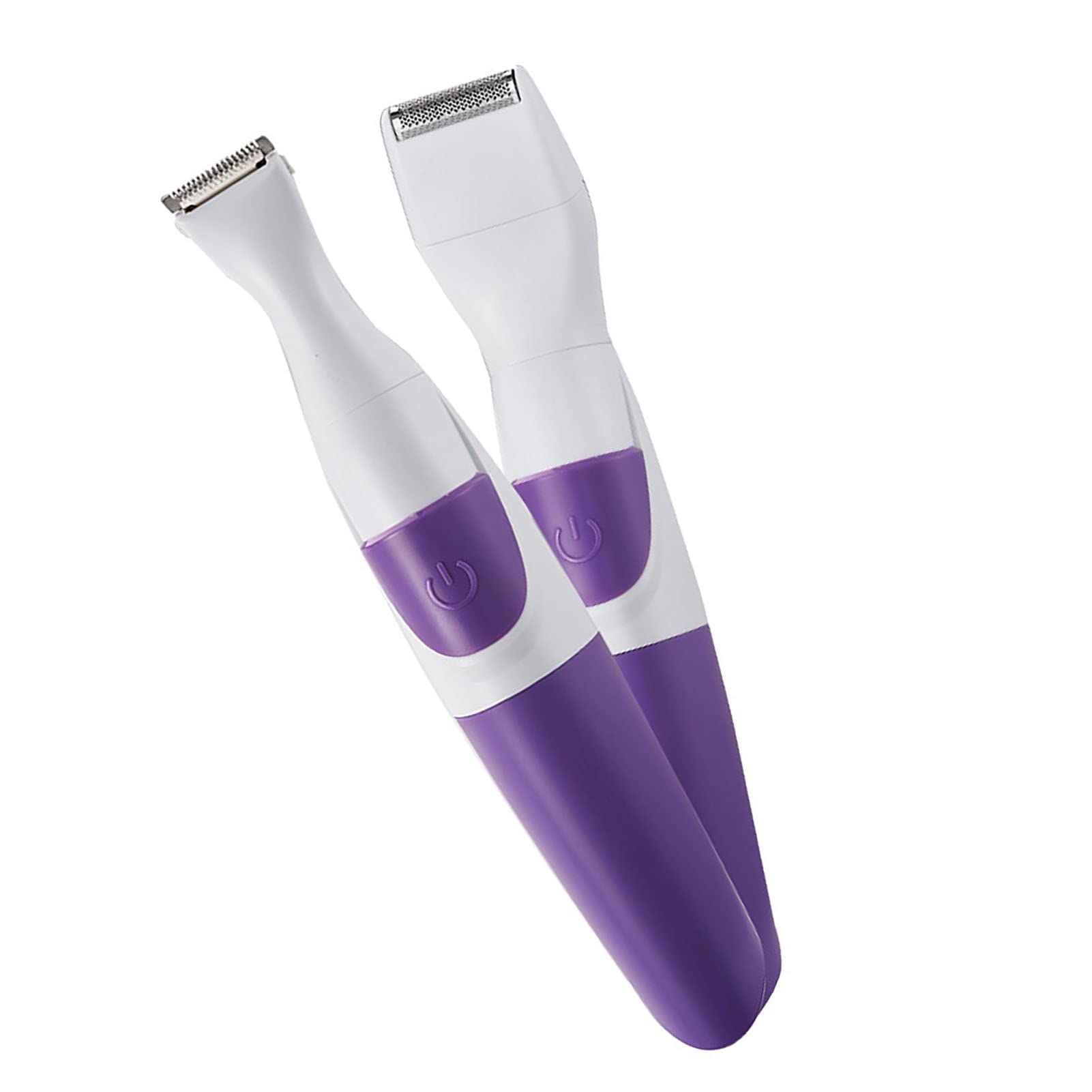 2-in-1 Electric Trimmer & Epilator for Women - Waterproof Portable Hair Removal Shaver for Legs, Underarms, Bikini Line - Perfect for Travel, Gym & Home Use