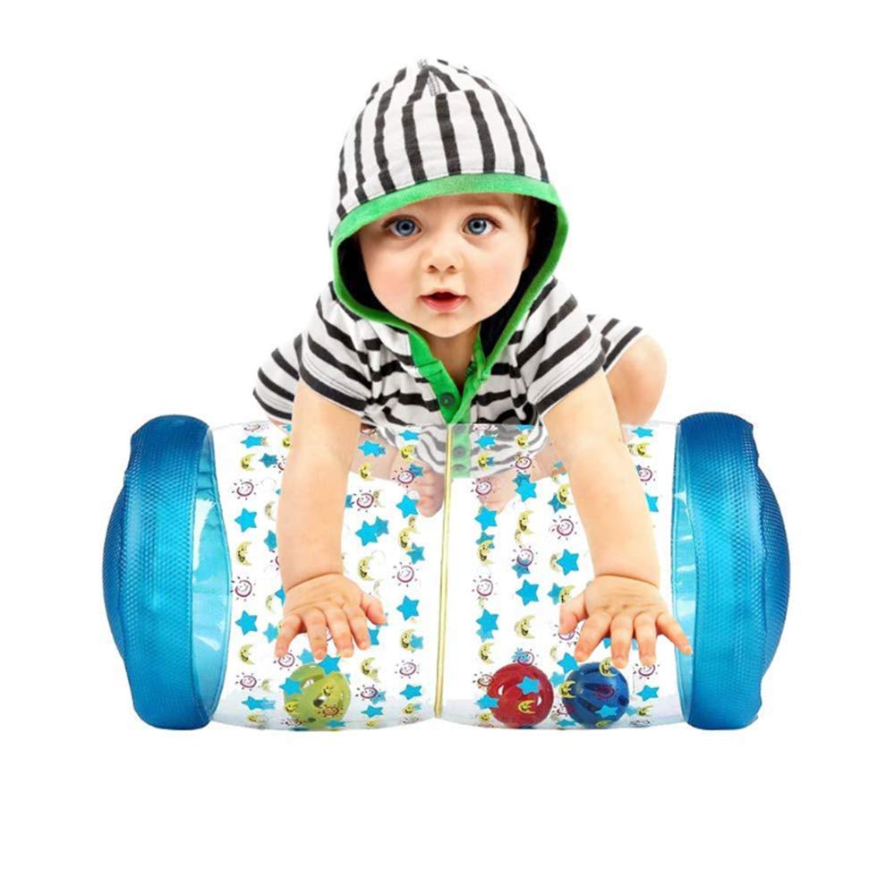 Sensory Fidget Toys for Babies 6-36 Months - Blue Crawling & Fitness Toys to Improve Hearing, Touch, Muscle Development & Coordination - Perfect for Tummy Time, Early Learning & Playtime Activities