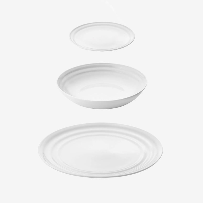 Guzzini 6-Piece Everyday Dinnerware Set - Elegant Plates, Bowls & Utensils for Casual Dining & Entertaining