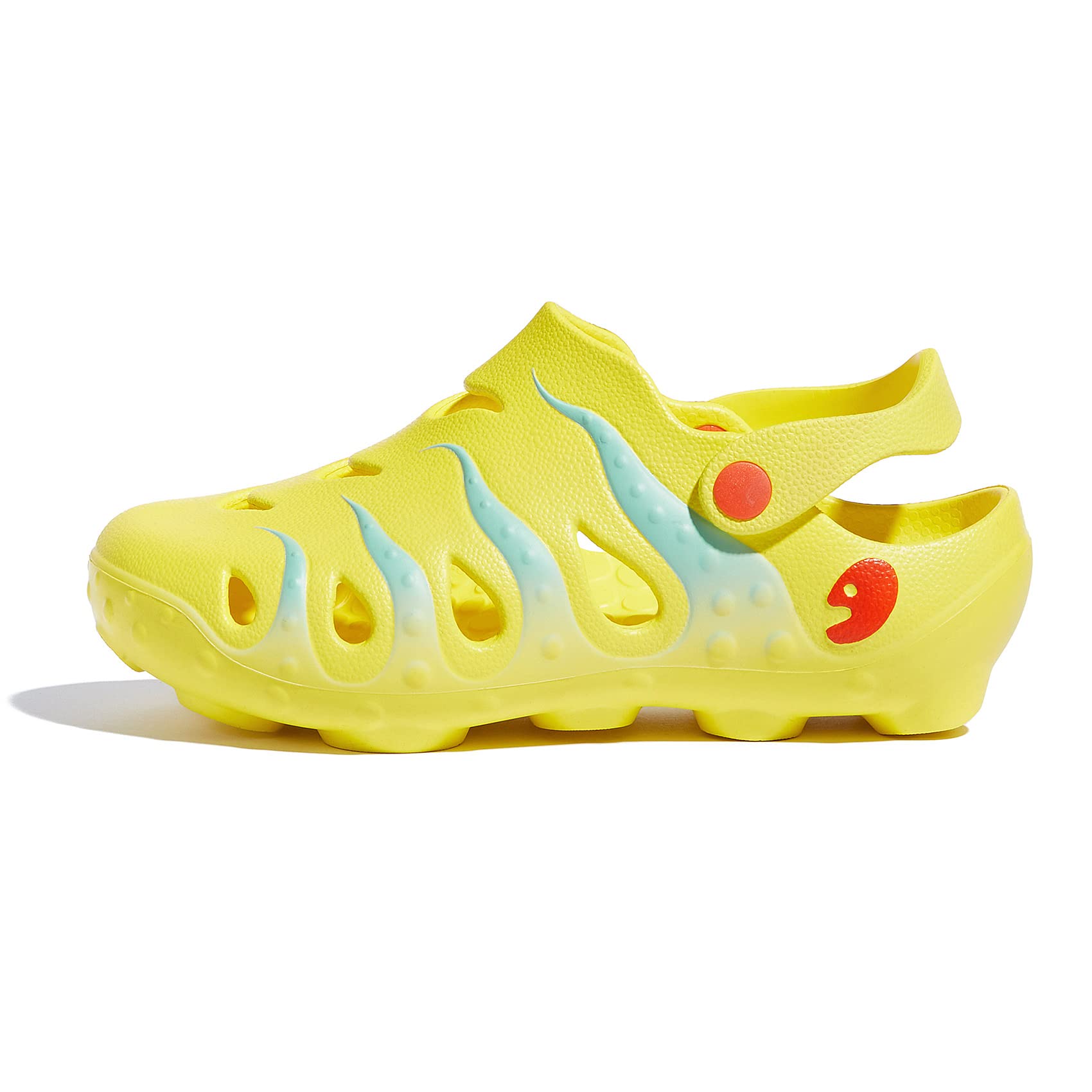 UIN Women's Comfortable Clog Garden Shoes - Slip On Beach Sandals with Octopus Design for Outdoor Walking, Gardening & Casual Wear